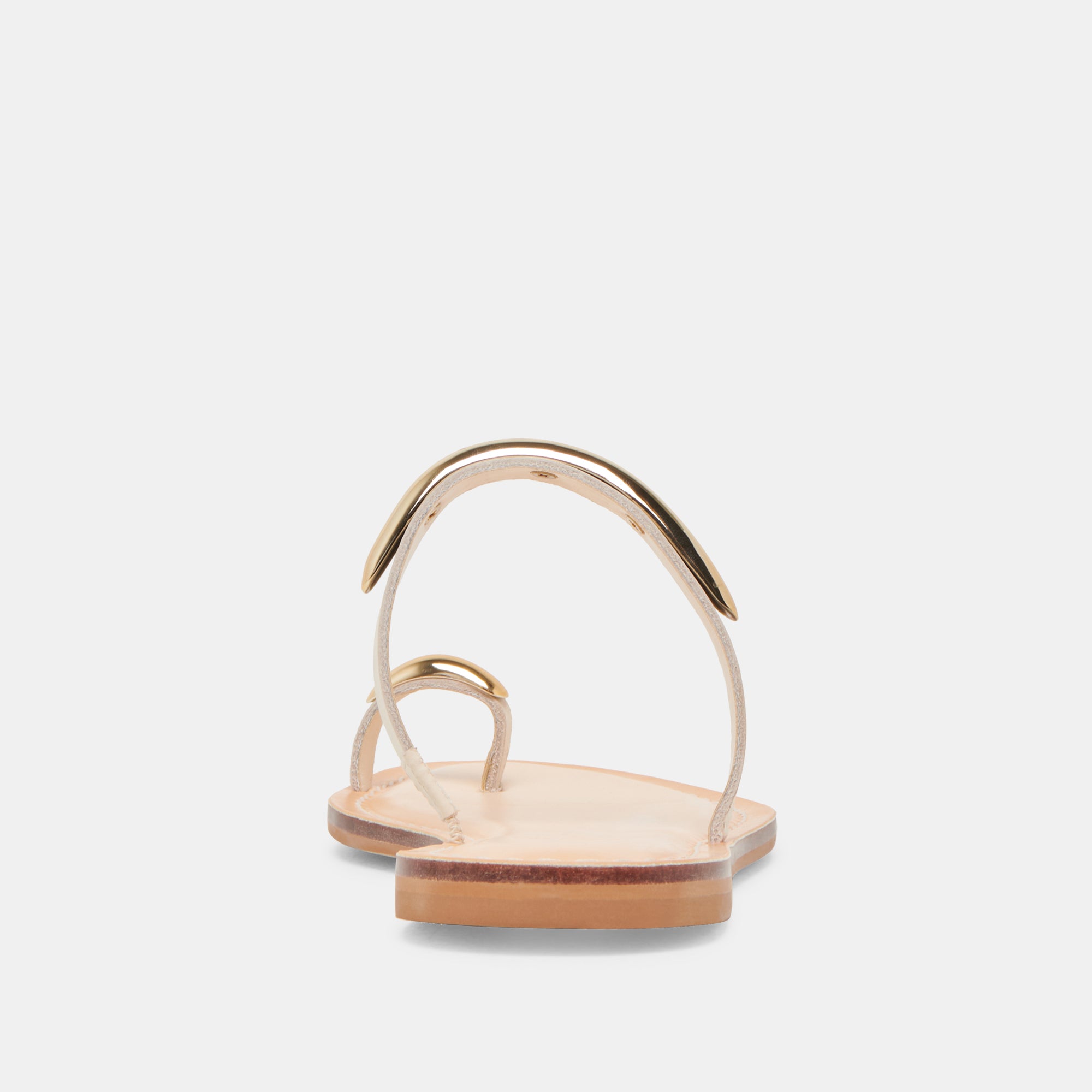 WINK Leather Sandals for Women - Comfortable Bone Color Strappy Sandals | Perfect for Beach, Vacation, and Summer Outfits