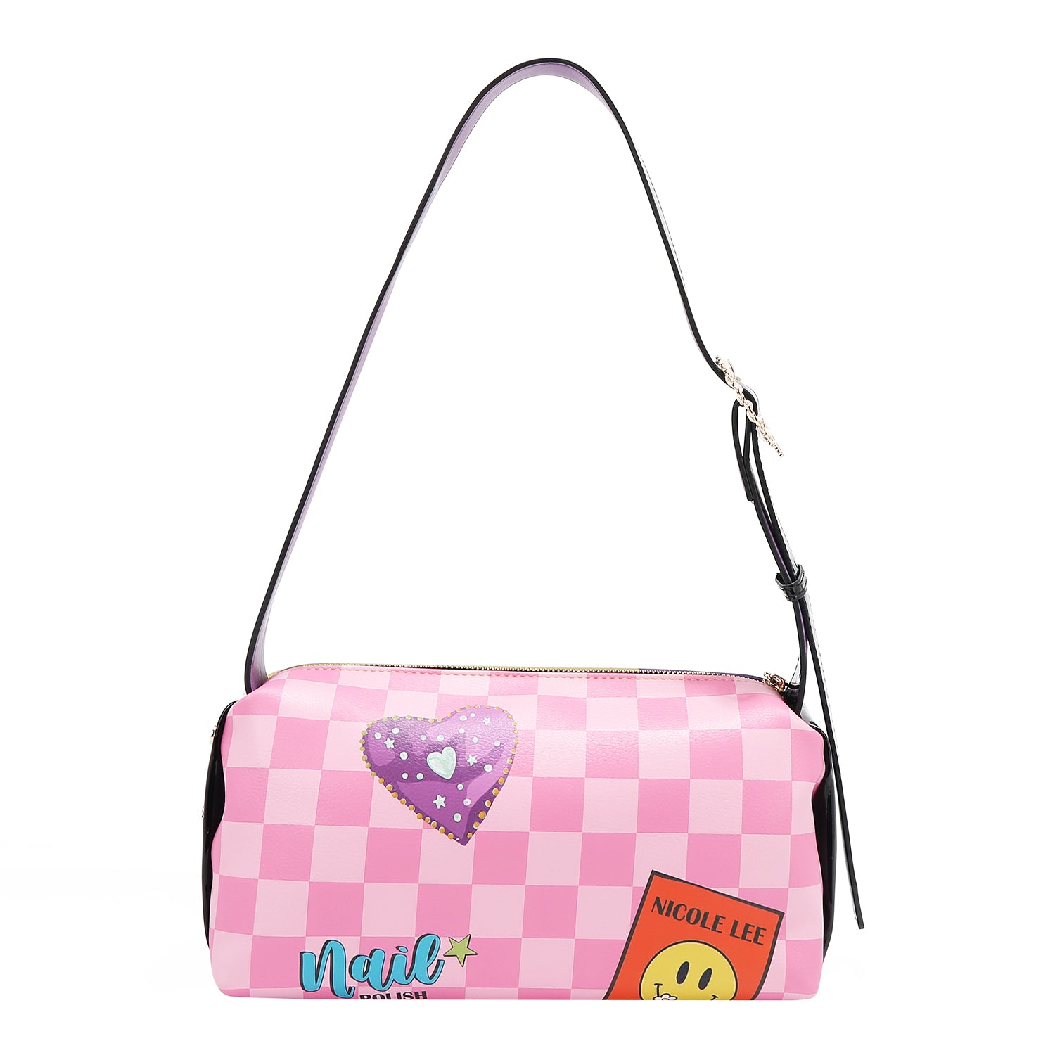 Trendy Nail Polish Shoulder Bag for Women - Fashionable Crossbody Purse for Makeup & Beauty Essentials - Perfect for Travel, Work & Daily Use