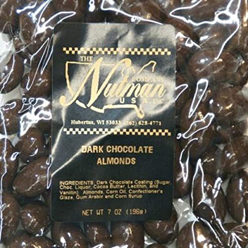 Premium Dark Chocolate Covered Almonds - Healthy Snack for Weight Loss, Energy Boost & Heart Health - Perfect for Office, Gym & On-the-Go