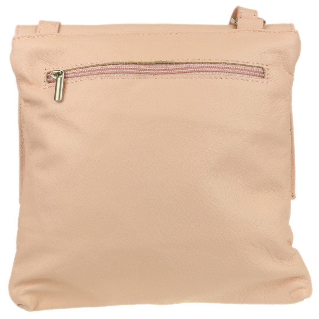 Stylish Italian Genuine Leather Crossbody Bag for Women - Double Pocket Messenger Shoulder Purse - Perfect for Work, Travel & Everyday Use