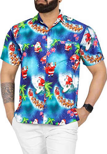 Santa Reindeer Blue