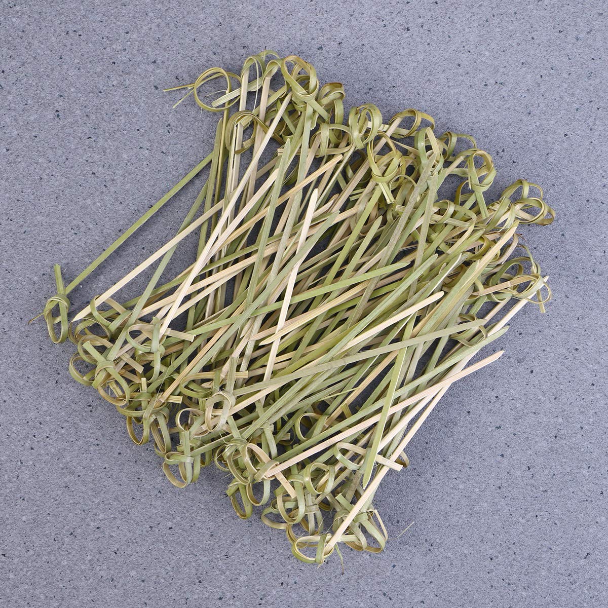 300pcs Bamboo Food Sticks - Reusable Wooden Skewers for Fruit, Cocktails, Appetizers & Party Snacks - Eco-Friendly & Durable for Home, BBQ, Picnics & Catering