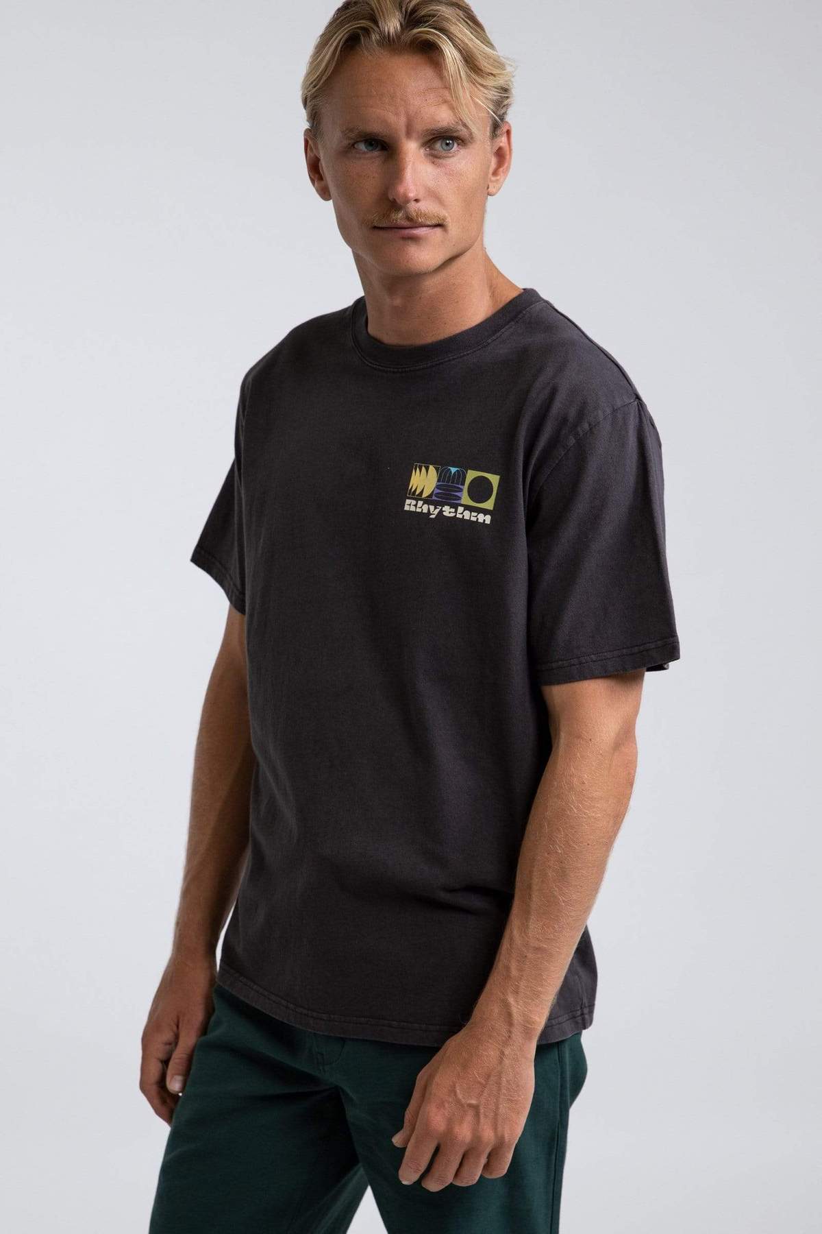 Axis Vintage Black T-Shirt for Men - Retro Graphic Tee for Casual Wear, Street Style & Everyday Outfits