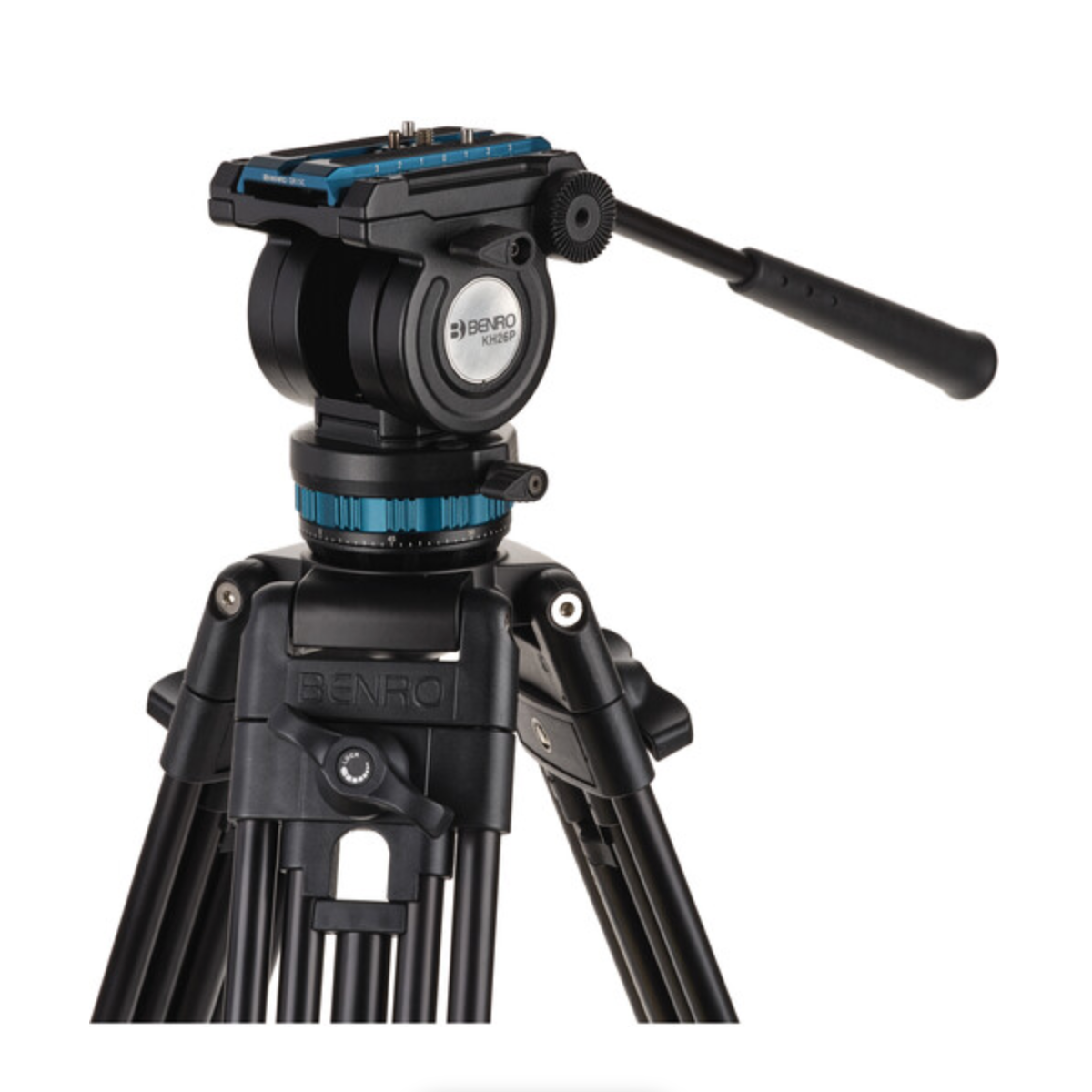 Benro KH26PC Professional Video Tripod Kit with Fluid Head - 72.6