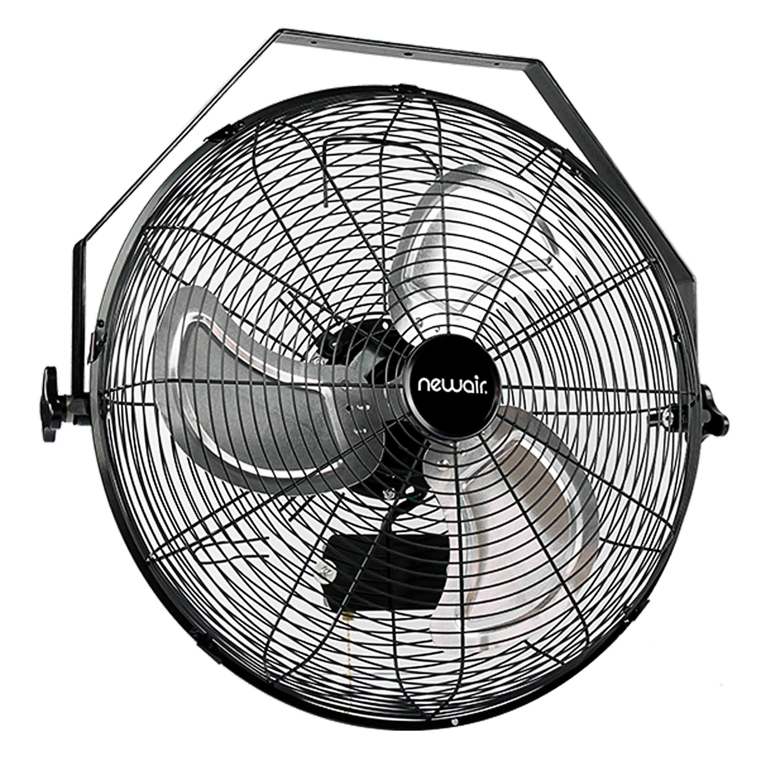 Newair® 18 Inch Wall Mounted Fan - Quiet Oscillating Cooling Fan for Home, Office, Bedroom & Garage - Energy Efficient with Remote Control (Perfect for Small Spaces & Indoor Air Circulation)