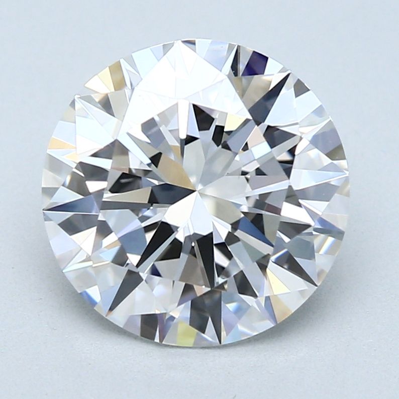3.05 Carat D Color IF Clarity Round Cut Diamond - Perfect for Engagement Rings & Luxury Jewelry