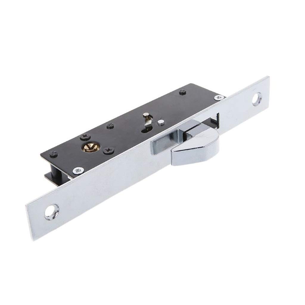 Durable Aluminum Alloy Sliding Door Hook Lock with Cross-Shaped Key - Secure Framed Glass Doors for Home, Office & Patio Use