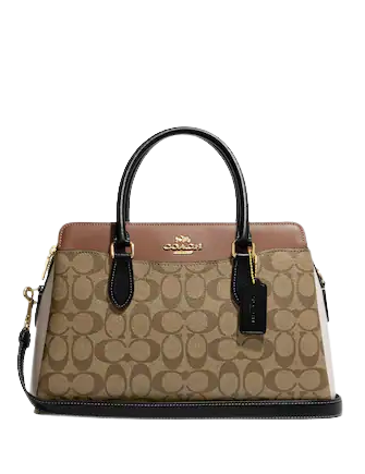 Coach Darcie Colorblock Signature Canvas Carryall Handbag - Stylish Crossbody Purse for Women, Perfect for Work, Travel & Everyday Use