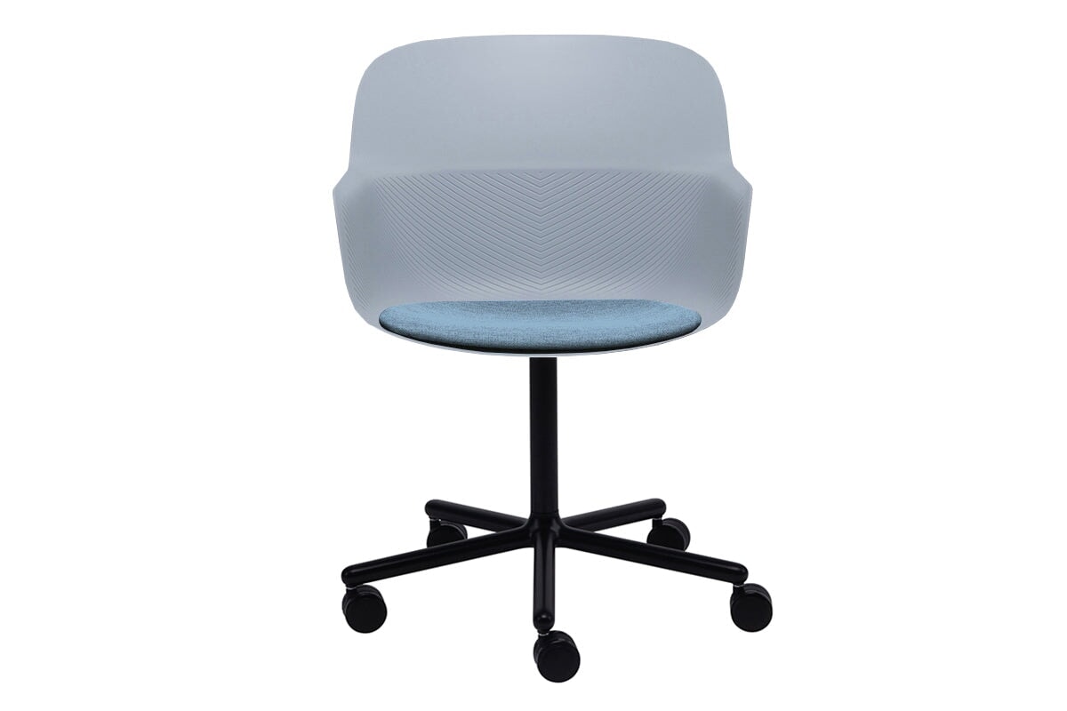 Tommy Tub Plastic Chair with Swivel Base - Durable Outdoor & Indoor Seating for Patio, Poolside, and Garden Relaxation
