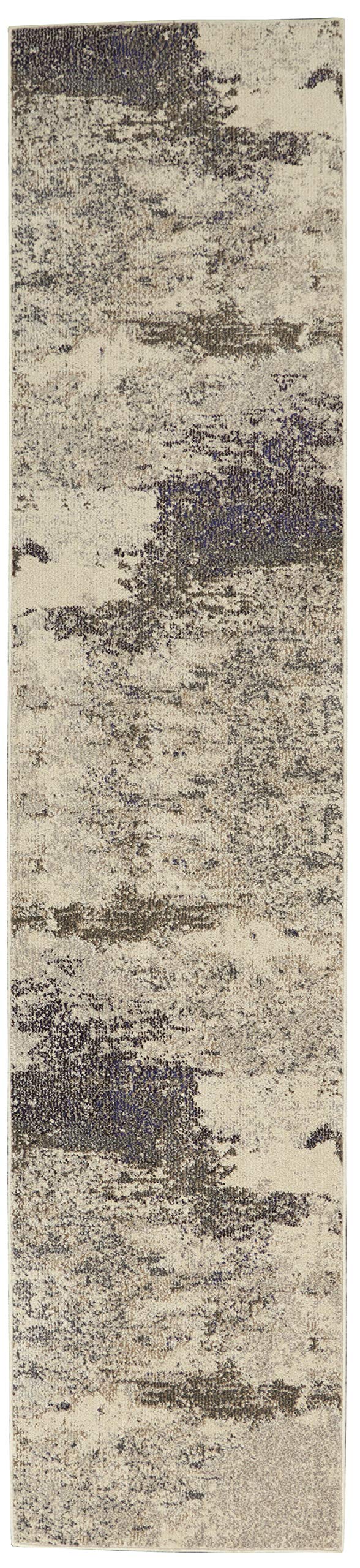 Nourison Celestial Modern Abstract Ivory/Grey 2'2