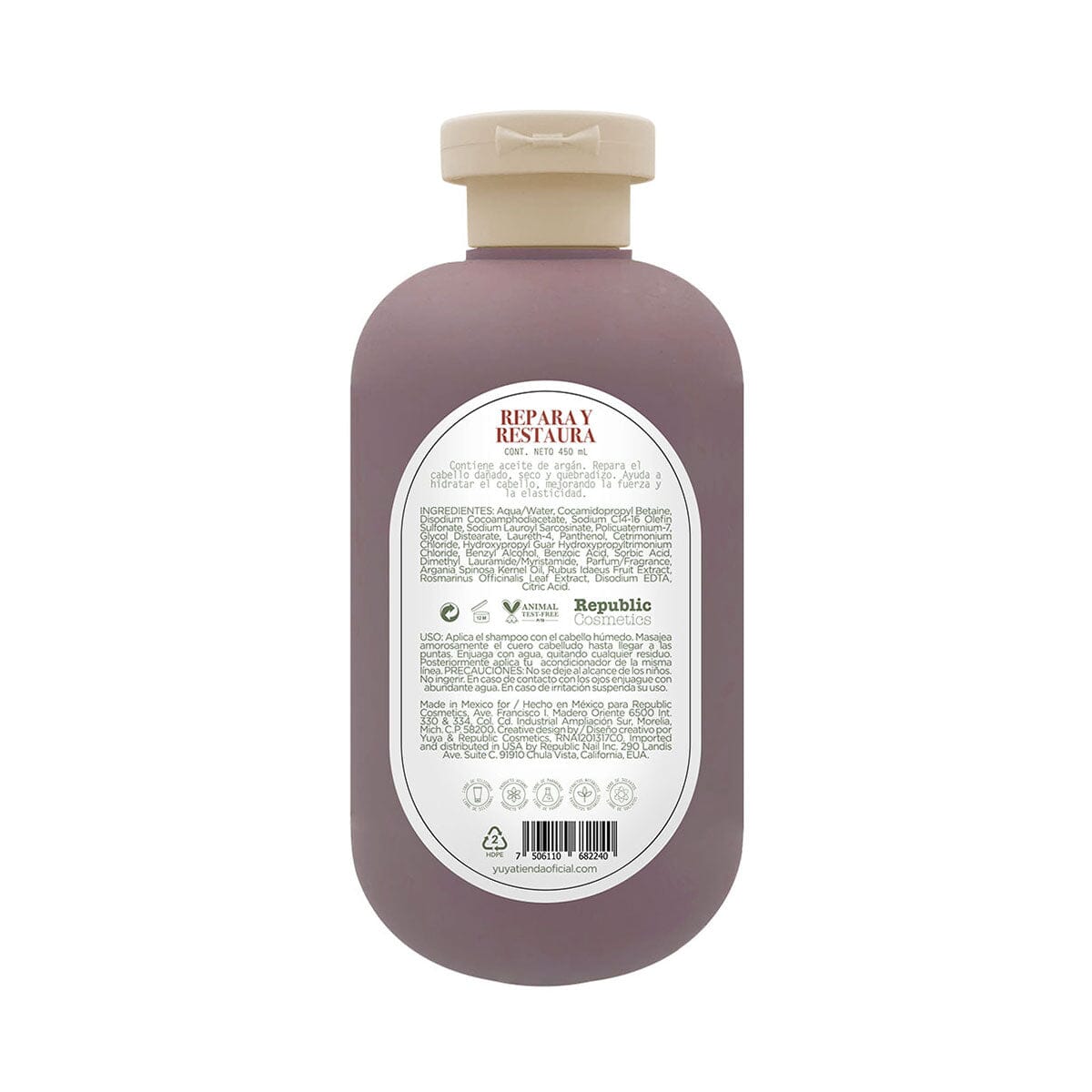 Repair & Restore Shampoo for Damaged Hair - Deep Conditioning Treatment for Dry, Brittle Hair - Perfect for Daily Use & Salon-Quality Results at Home