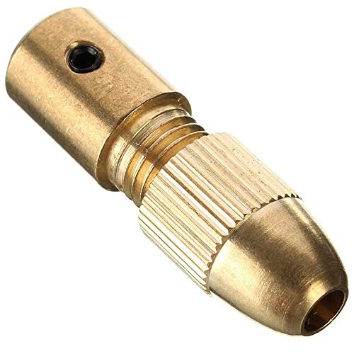 14-Piece Micro Drill Bit Set 0.5-3mm with Hex Wrench - Gold Electric Drill Chuck for Precision Woodworking, Jewelry Making & DIY Crafts