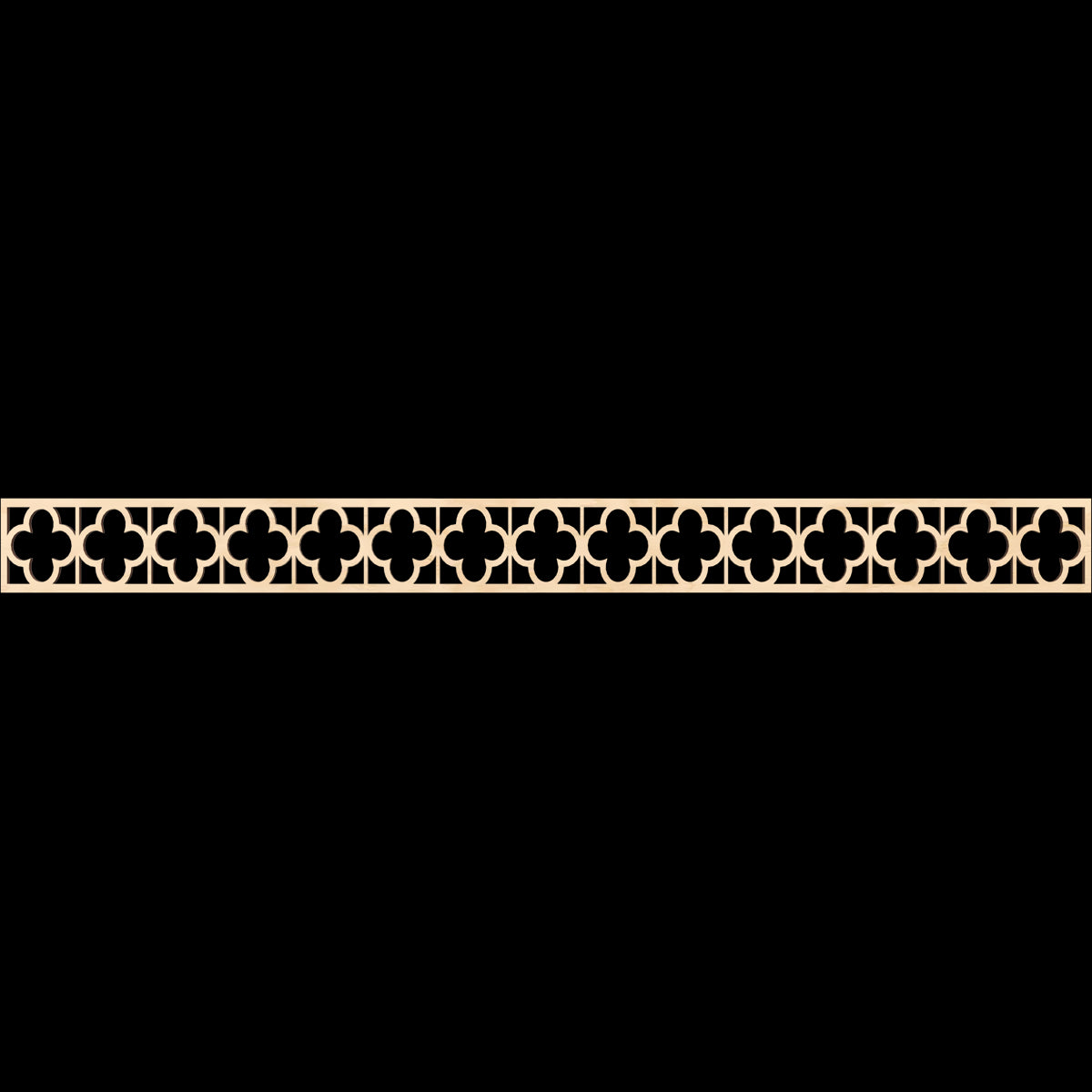 Woodall Fretwork Moulding - Decorative Wood Trim for Home & Furniture | Perfect for DIY Projects, Wall Decor, and Cabinet Accents
