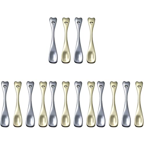16-Piece Metal Skincare Tool Set - Face Cream Spatula & Mixing Spoon for Beauty Routine
