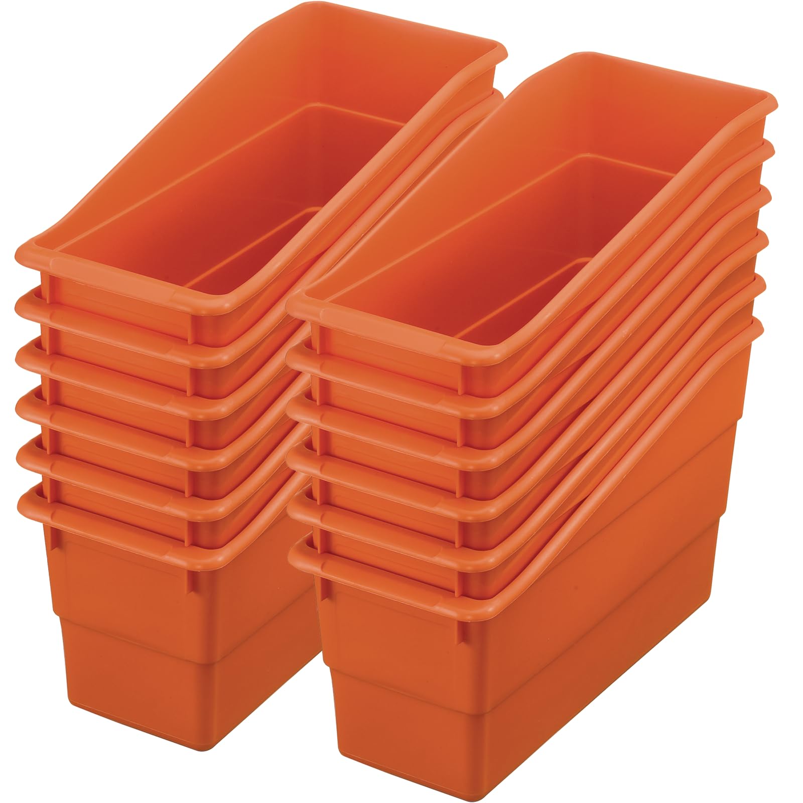 Durable Book and Binder Holders - 12 Pack by Really Good Stuff | Heavy-Duty Classroom & Office Organization | Perfect for Teachers, Students & Home Organization