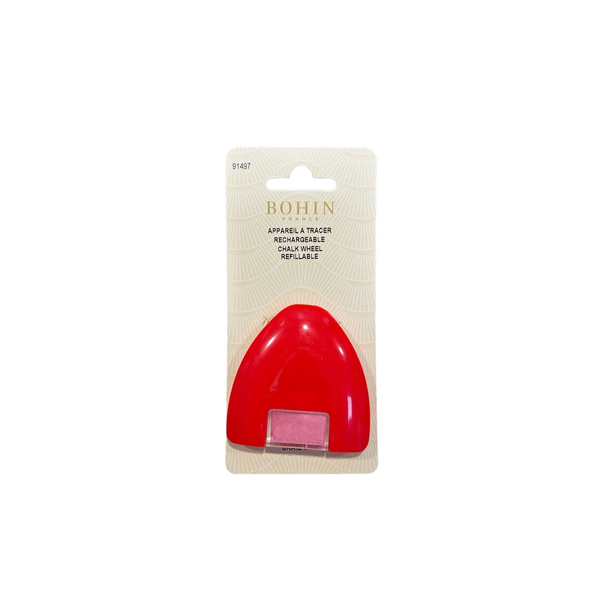 Bohin Tracing Chalk Wheel - Fabric Marking Tool for Quilting, Sewing & Tailoring | Perfect for DIY Crafts & Dressmaking Projects