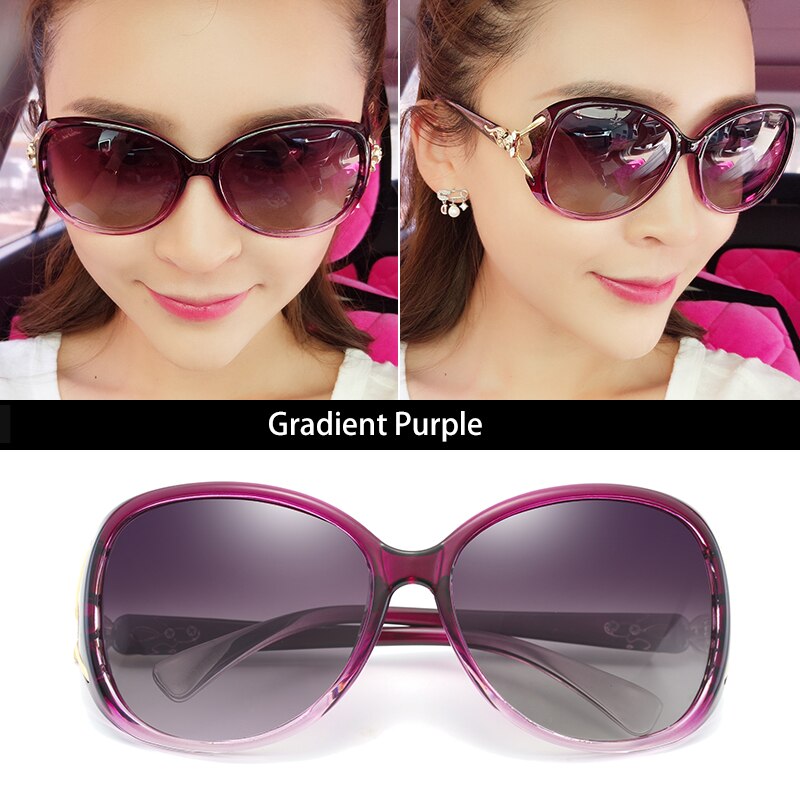 Aidien Women's Oval Sunglasses with Full Rim Polycarbonate Frames - UV Protection Reading Glasses (Style 8842) for Driving, Reading & Outdoor Activities