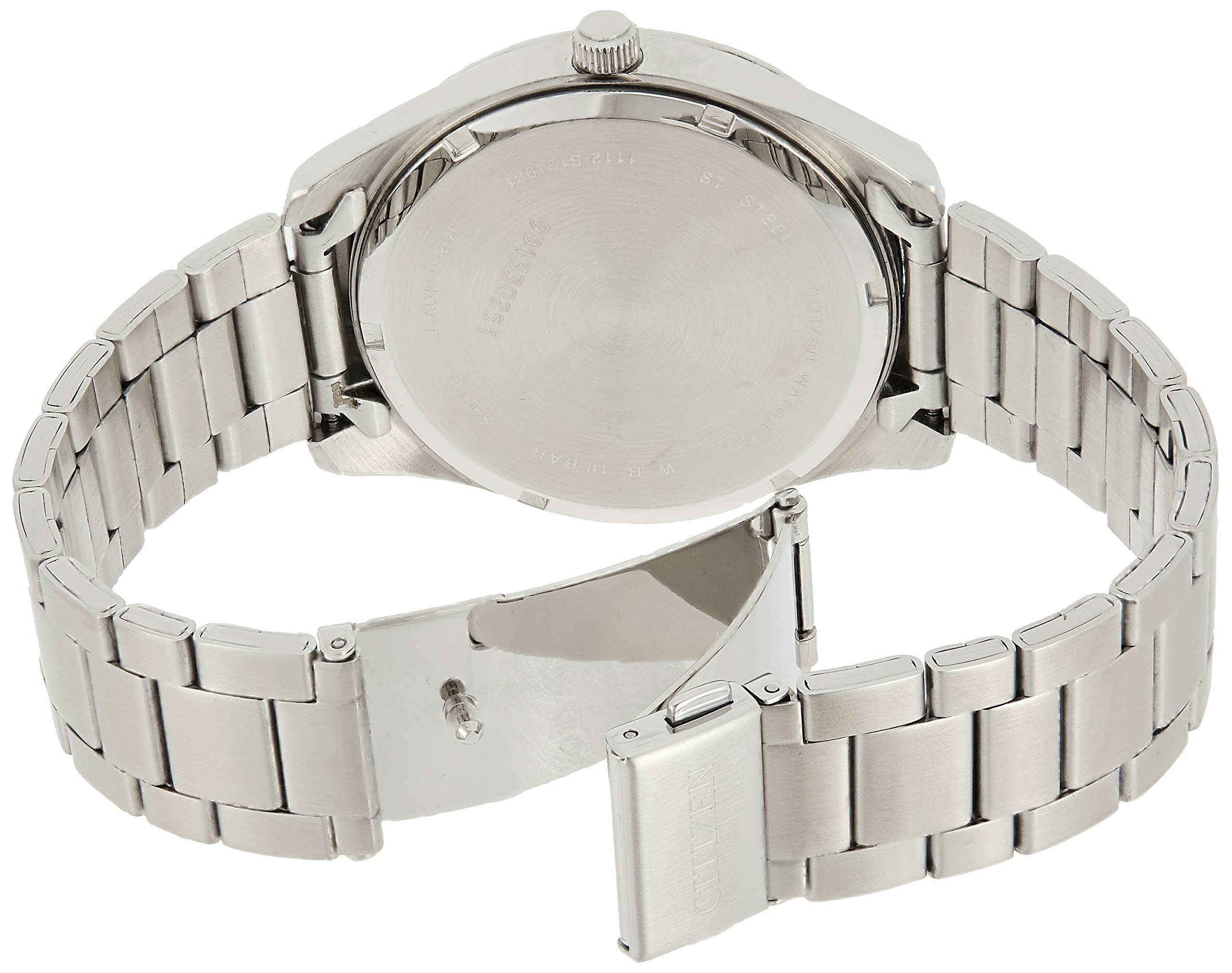 Citizen Quartz Men's Watch - Stainless Steel Classic Analog Wristwatch for Business, Casual & Formal Occasions - Water Resistant & Durable