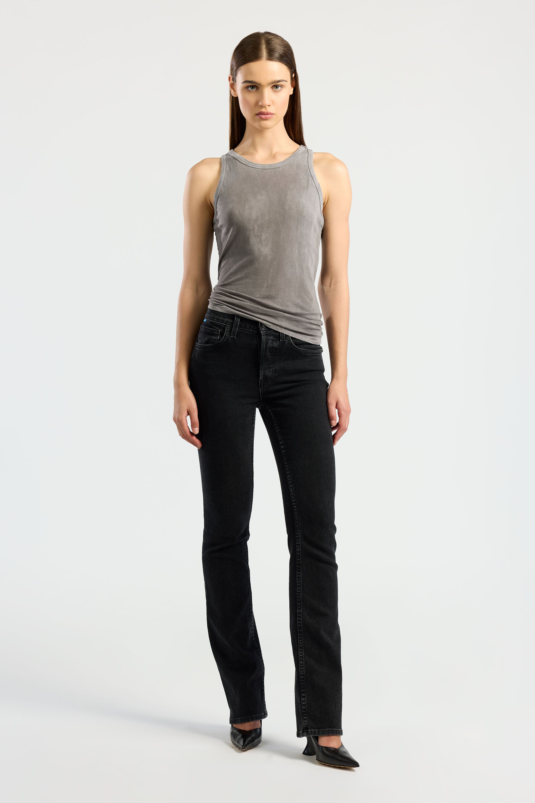 Vintage Cement Standard Tank Top - Retro Style Women's T-Shirt for Casual Wear & Street Fashion