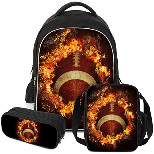 Black-American football2-3pcs
