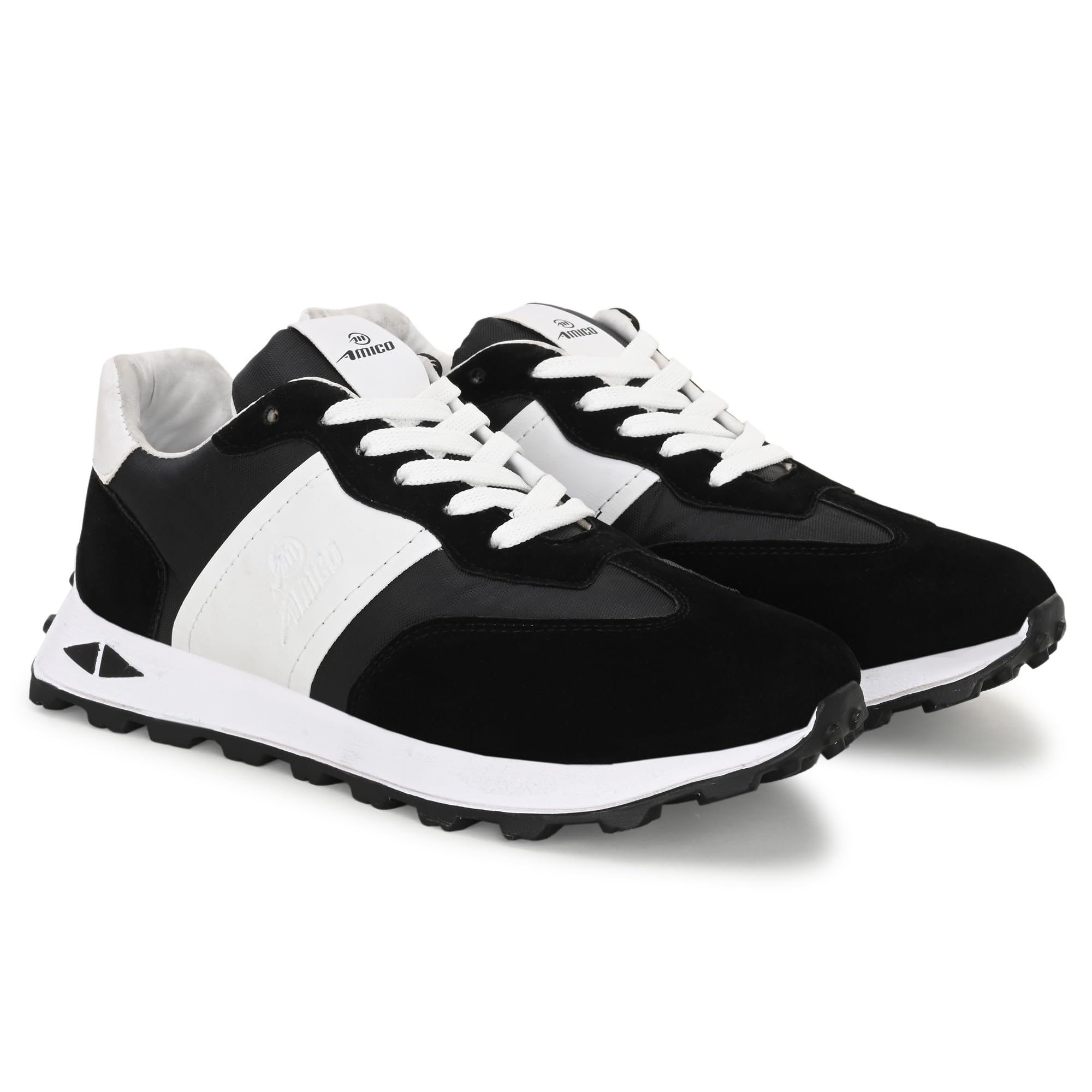 Amico Men's Walking Sports Shoes with Soft Cushioned Insole & Slip-Resistant Sole | Comfortable Athletic Shoes for Jogging, Gym Workouts & Daily Walking