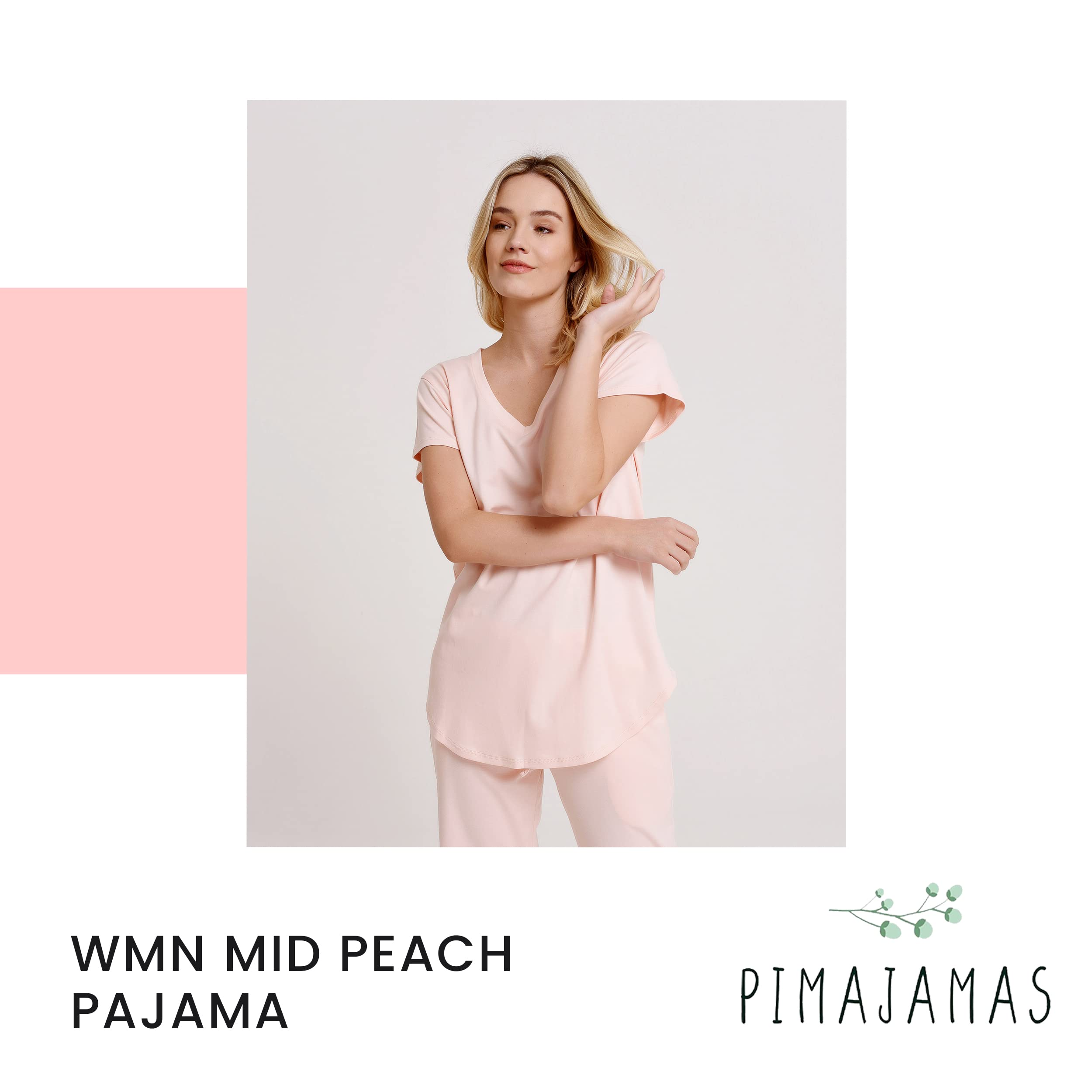 Premium Women's Pajama Sets - 100% Peruvian Pima Cotton Ultra Soft Sleepwear & Loungewear - Valentine's Day Gift for Her - Perfect for Relaxing at Home & Romantic Nights