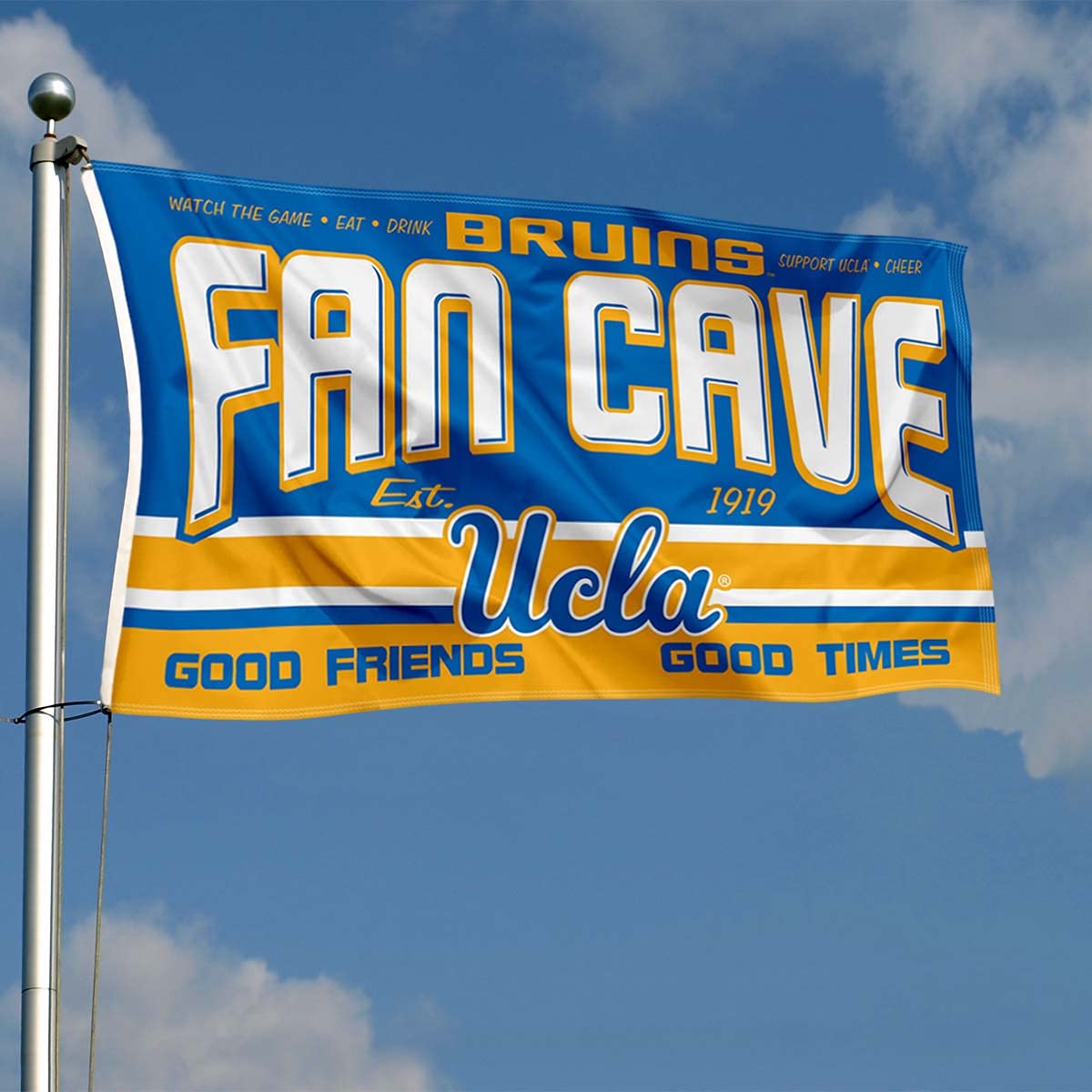 Boston Bruins Man Cave Banner Flag - NHL Team Decor for Game Room, Basement, Sports Bar & Fan Cave - Officially Licensed Bruins Merchandise