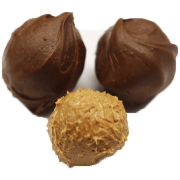 Scott's Cakes Milk Chocolate Peanut Butter Truffle Bon-Bons - 8 oz. Gourmet Gift Box | Premium Chocolate Candies for Gifts, Parties & Dessert Platters