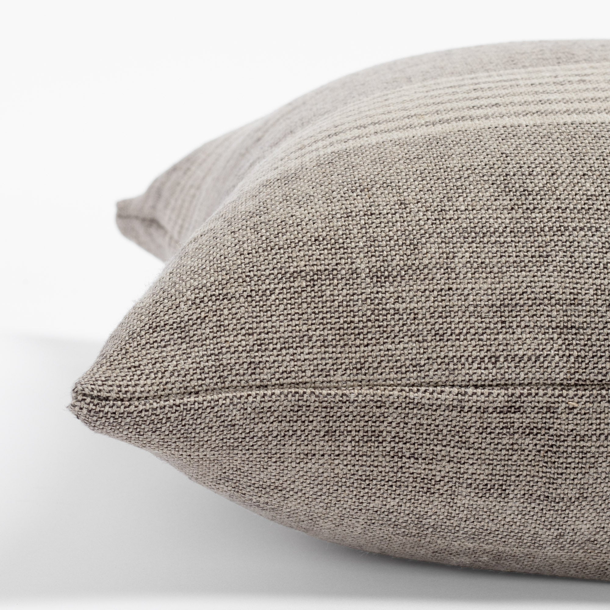 Stockton Stripe 22x22 Decorative Throw Pillow Cover - Graphite Gray Cushion for Sofa, Bed & Home Decor - Soft Cotton Square Pillowcase for Living Room, Bedroom & Dorm