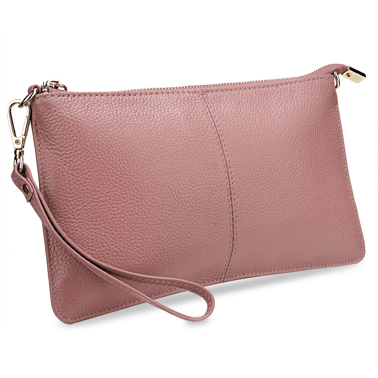 YALUXE Genuine Leather Crossbody Bag for Women - Phone Wallet Purse for Daily Use