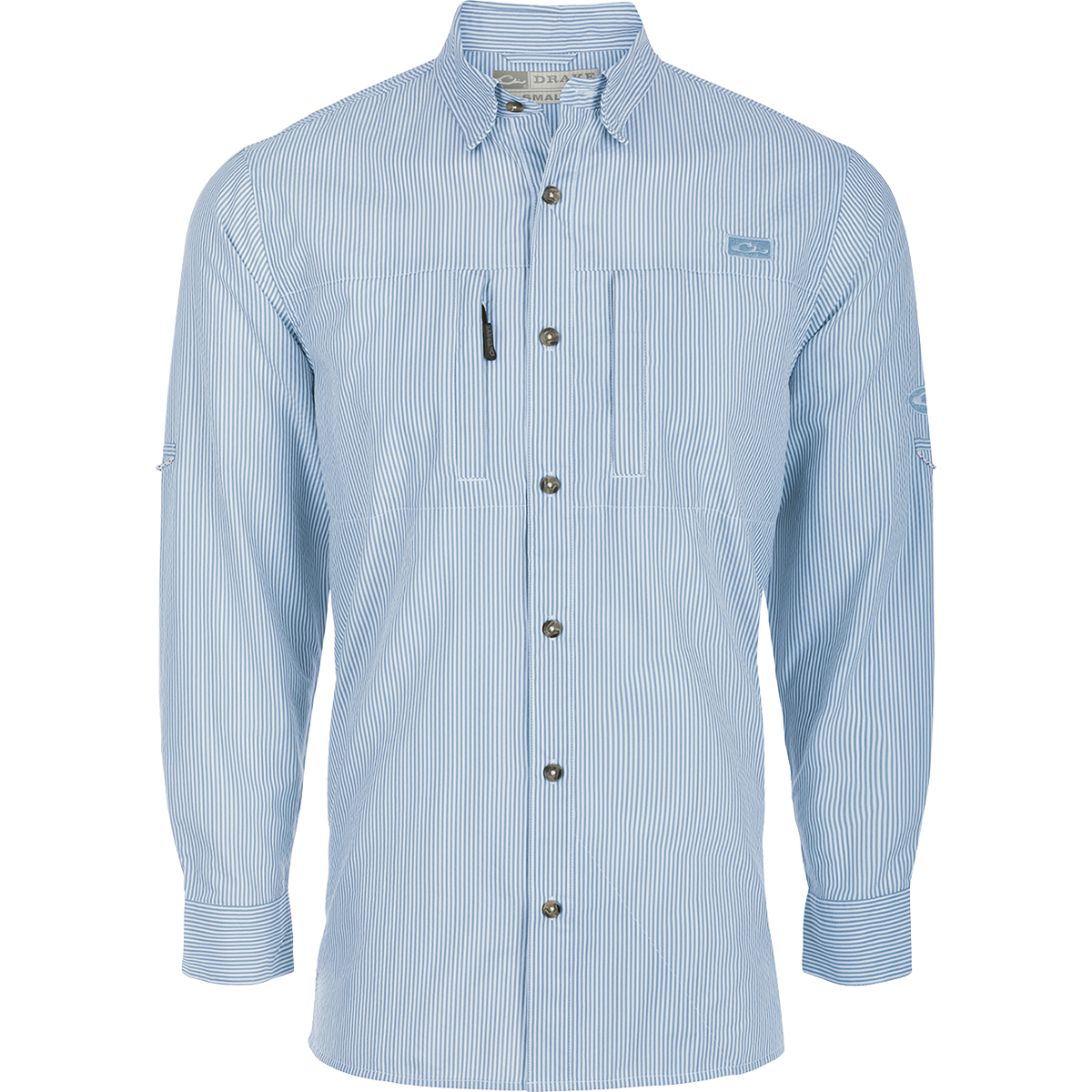 Classic Seersucker Stripe Long Sleeve Shirt for Men - Breathable Summer Business Casual Wear - Perfect for Office, Weddings & Outdoor Events