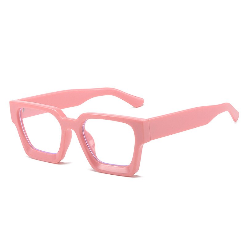 CCspace Unisex Full Rim Square Acetate Eyeglasses 55302 - Lightweight & Durable Frame for Men & Women - Perfect for Reading, Work & Fashion Accessories