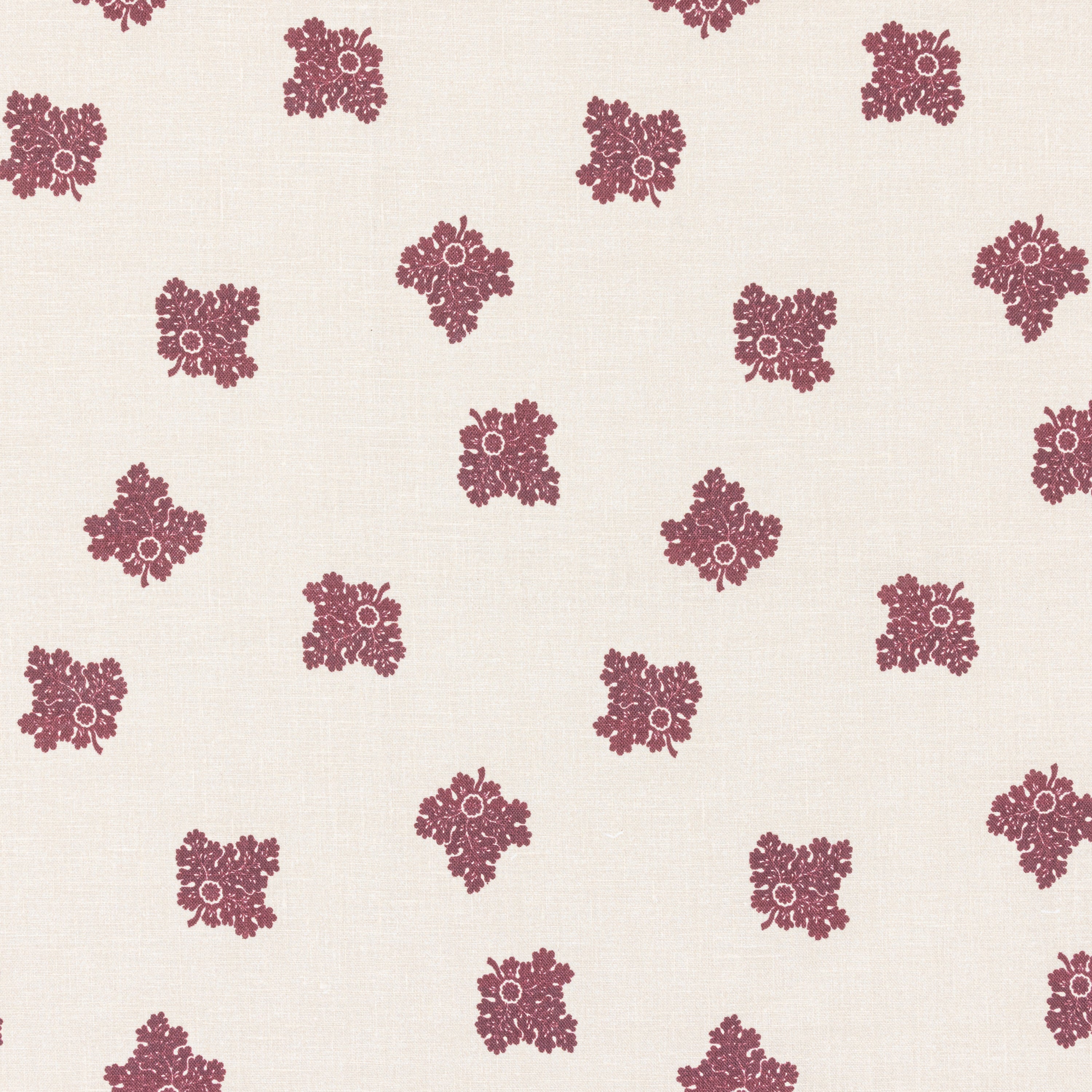 Premium Linen Fabric by D'Arbres - Soft & Breathable Raspberry Red for Dresses, Curtains & Home Decor