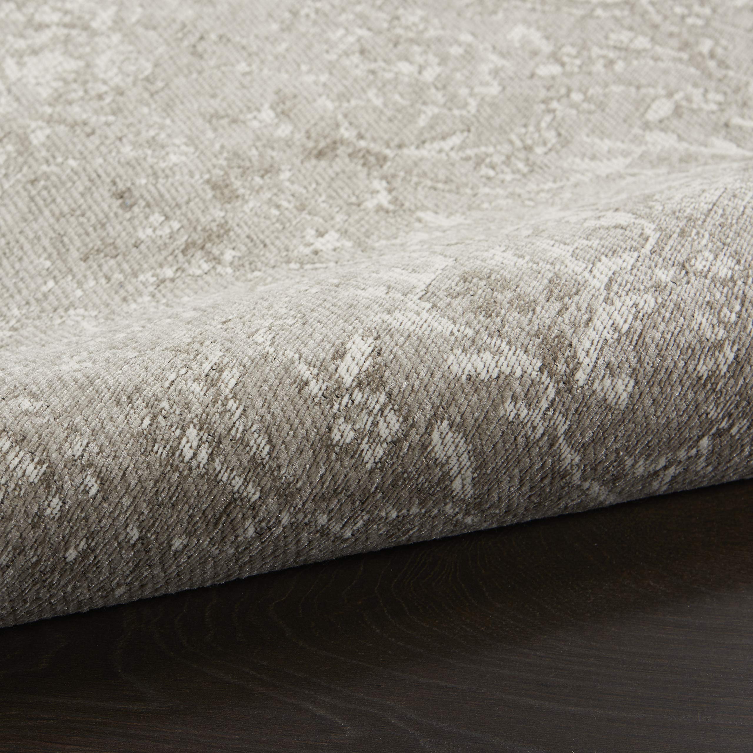 Nourison Damask Farmhouse Light Grey 2'3