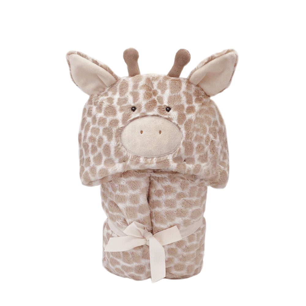 Gentry Giraffe Hooded Blanket for Adults - Soft Fleece Wearable Blanket with Pockets - Perfect for Lounging, Netflix, and Cold Weather Comfort