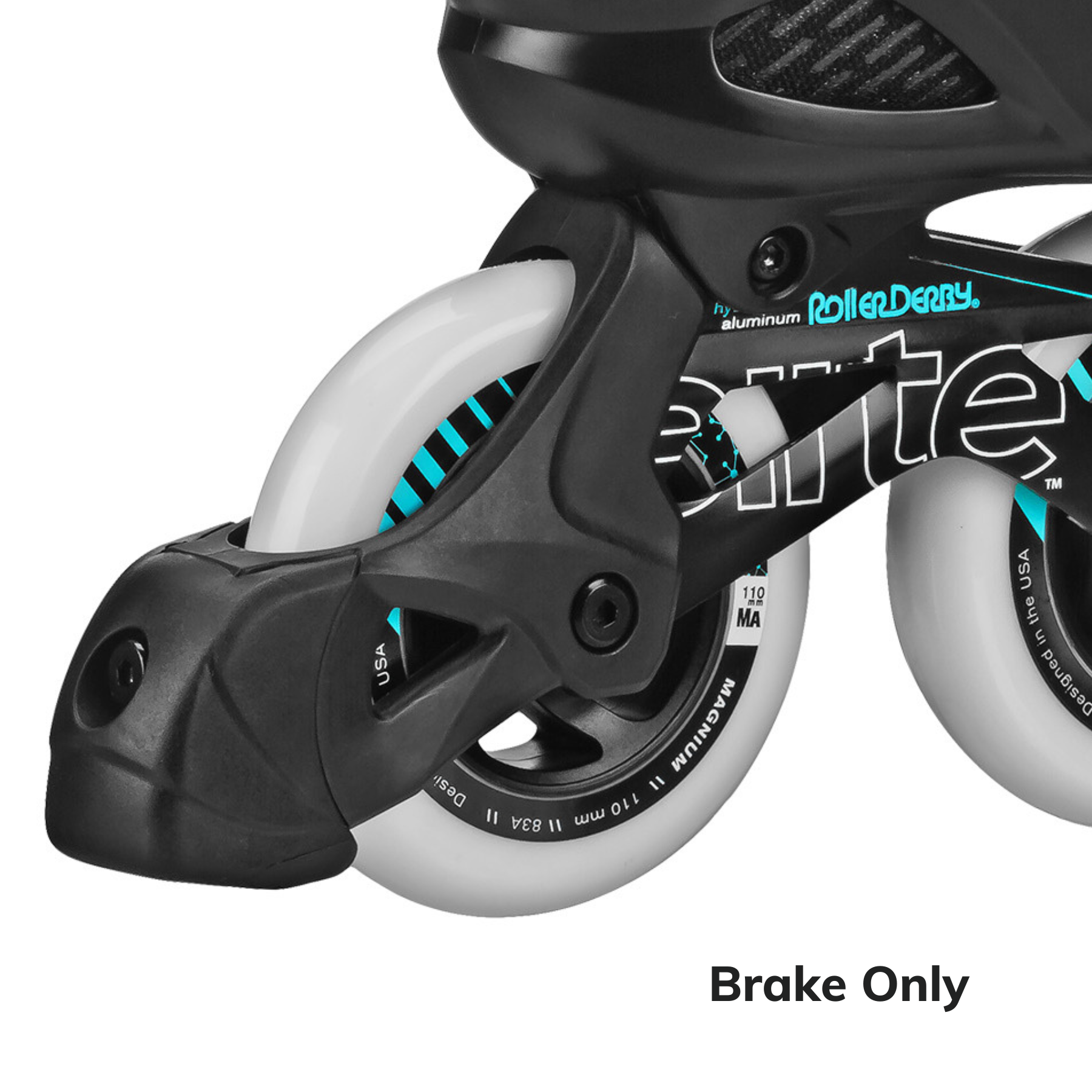 Delta 110 Inline Skate Heel Bracket & Brake Assembly - Replacement Part for Rollerblades - Perfect for Outdoor Skating, Fitness & Urban Commuting