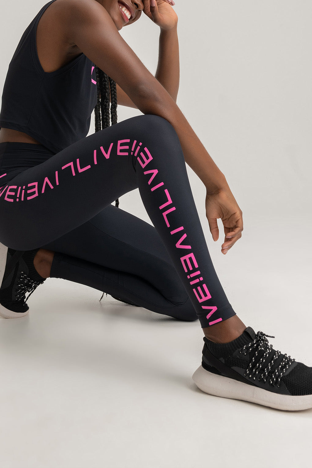Icon Neo Leggings - High Waist Yoga Pants for Women, Tummy Control Workout Leggings with Pockets - Perfect for Yoga, Running, Gym & Lounge Wear
