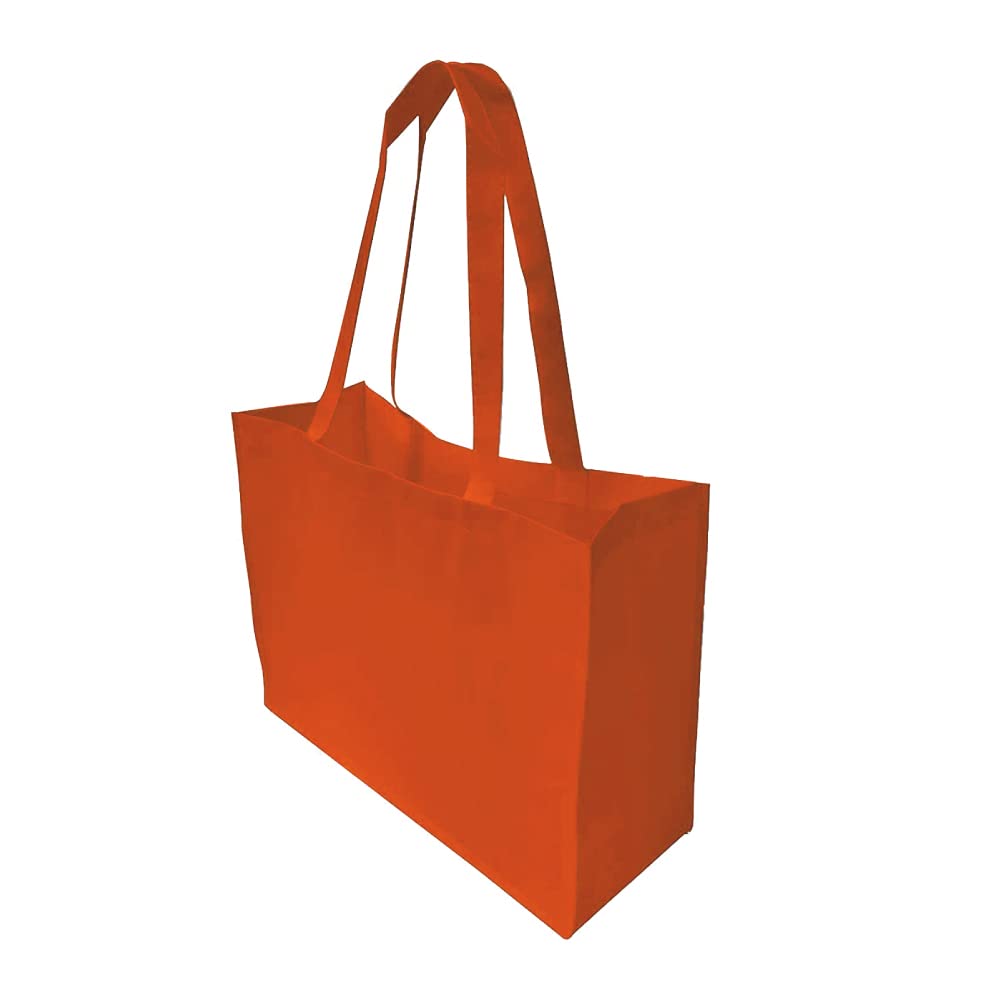 Eco-Friendly Reusable Non-Woven Grocery Tote Bags with Sturdy Handles - 12 Pack for Shopping, Groceries & Beach Trips | Sustainable & Washable Shopping Bags for Supermarket, Farmers Market & Daily Errands