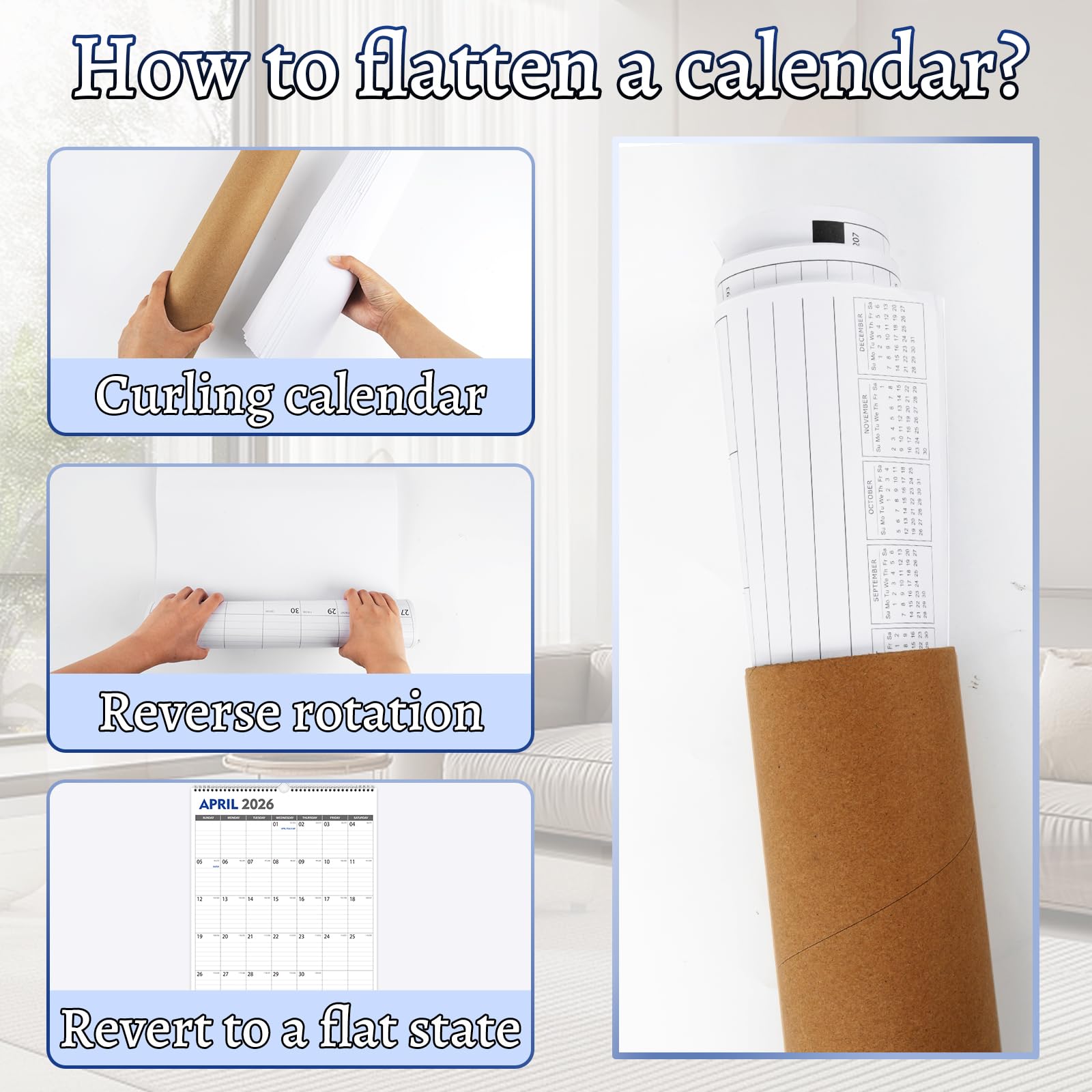 GuassLee 2025-2026 Large Wall Calendar 22