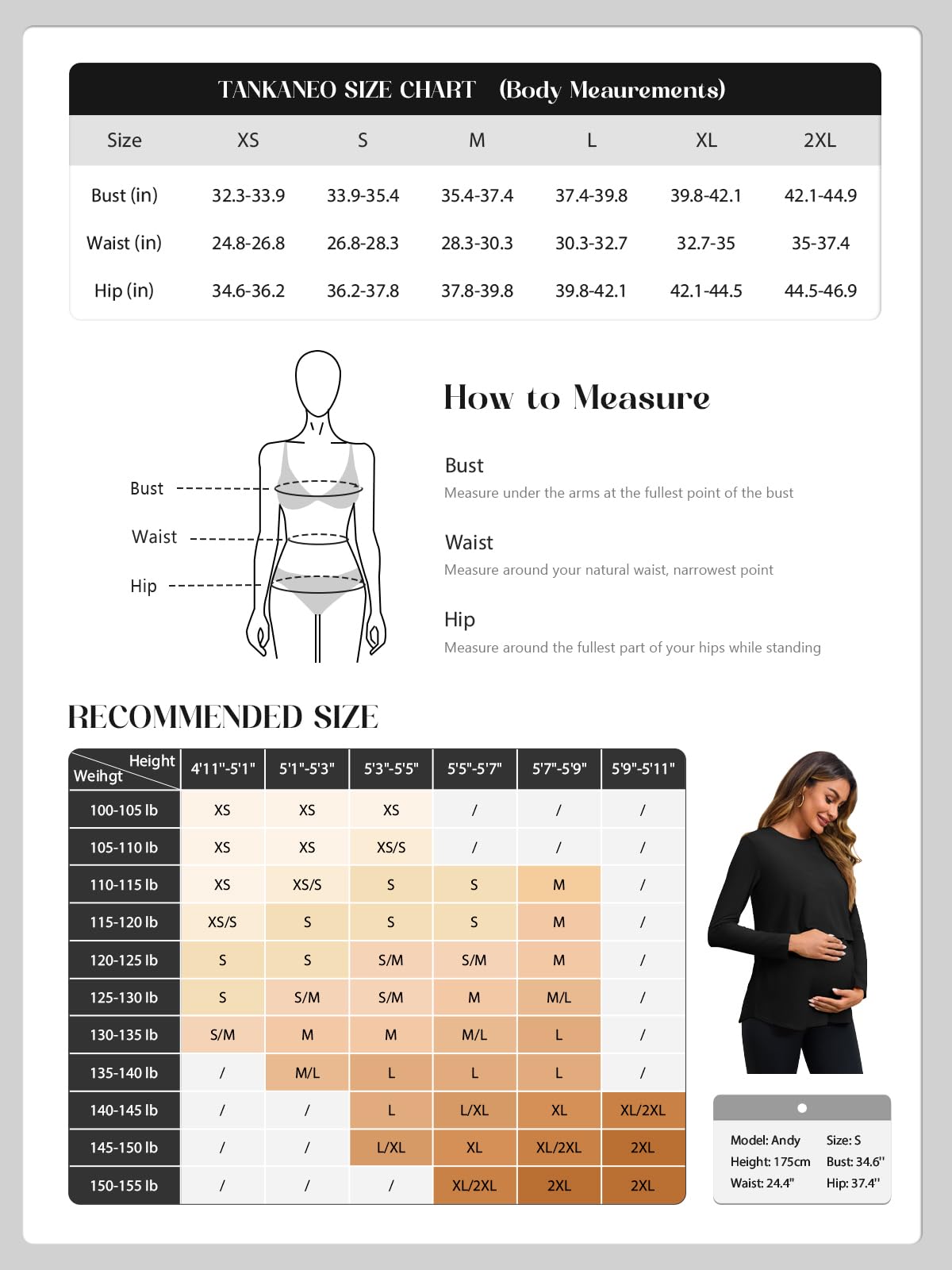 Tankaneo Women's Maternity Nursing Tops - Soft Long Sleeve Double Layer Breastfeeding Shirts for Pregnancy & Nursing | Comfortable Nursing Clothes for Daily Wear, Work & Outings