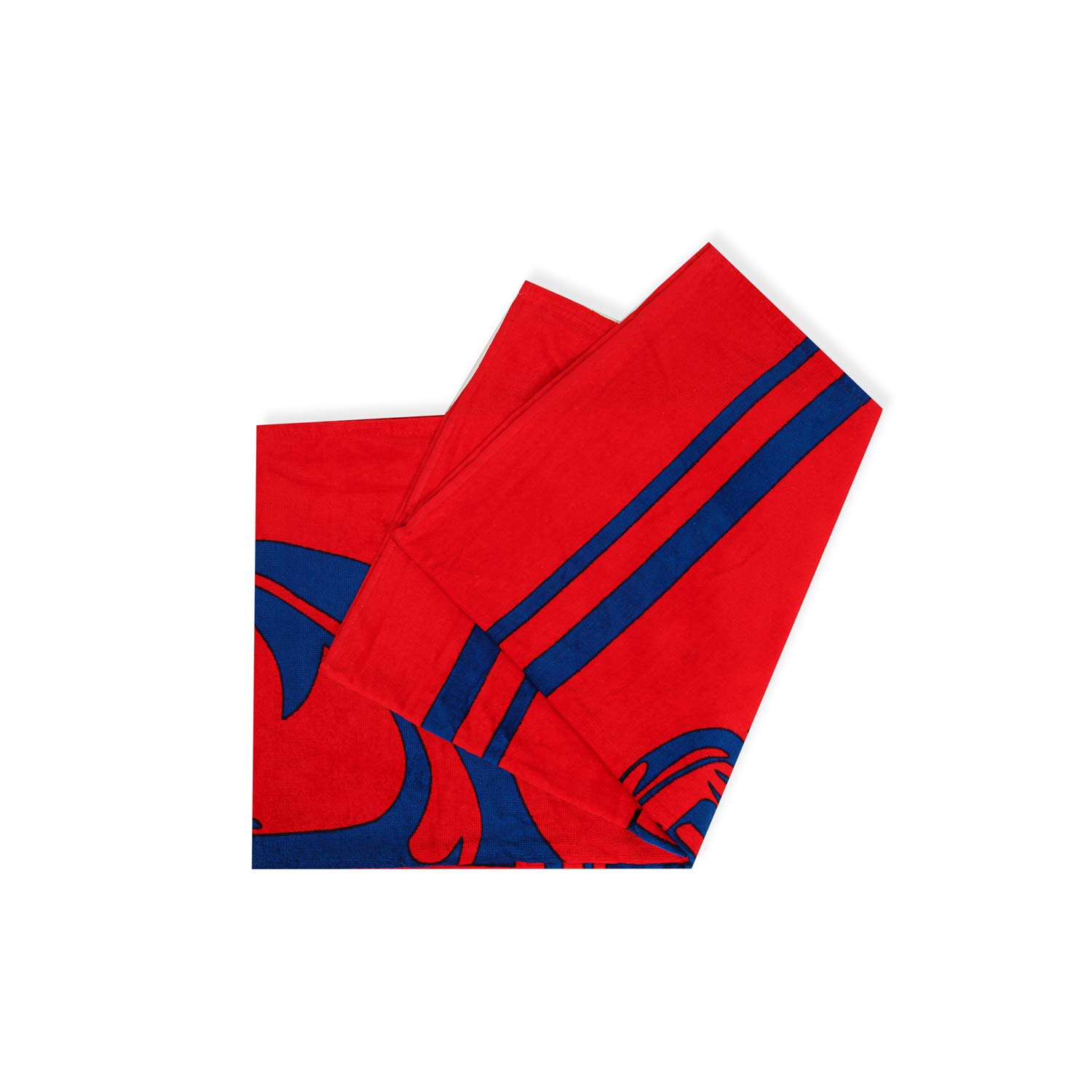 Premium 100% Cotton Anchor Red Beach Towel - Soft, Absorbent & Quick-Drying for Pool, Beach & Outdoor Activities
