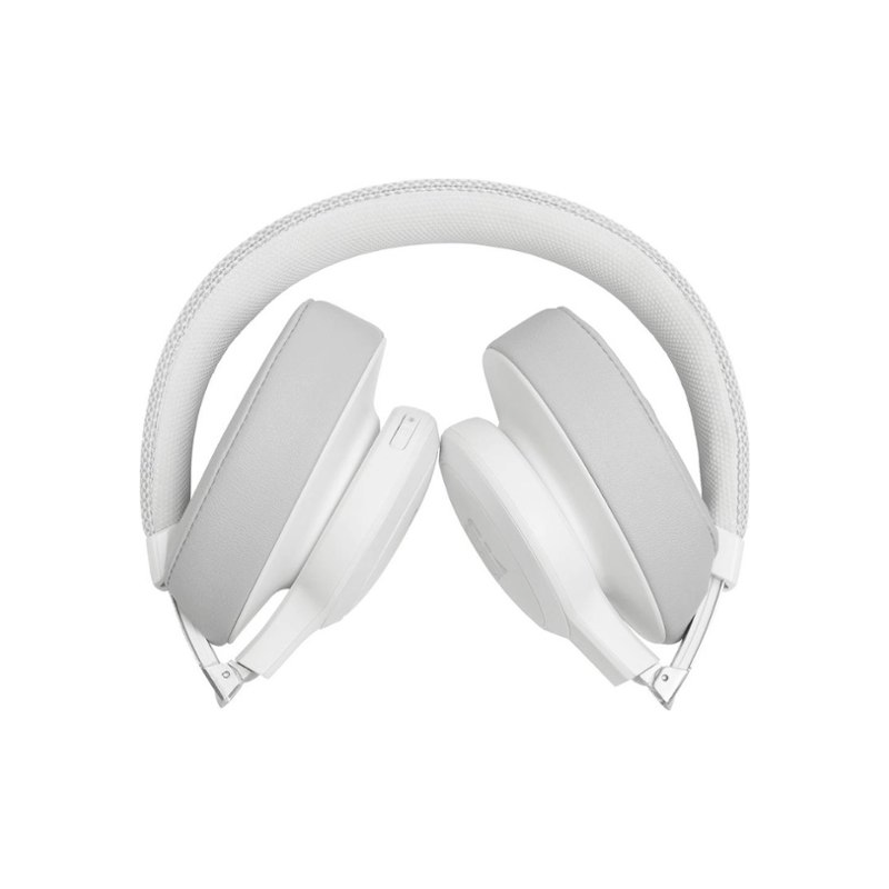 JBL LIVE 500BT Wireless Bluetooth Headphones - White | Noise Cancelling Over-Ear Headset with 30-Hour Battery for Music, Gaming & Travel