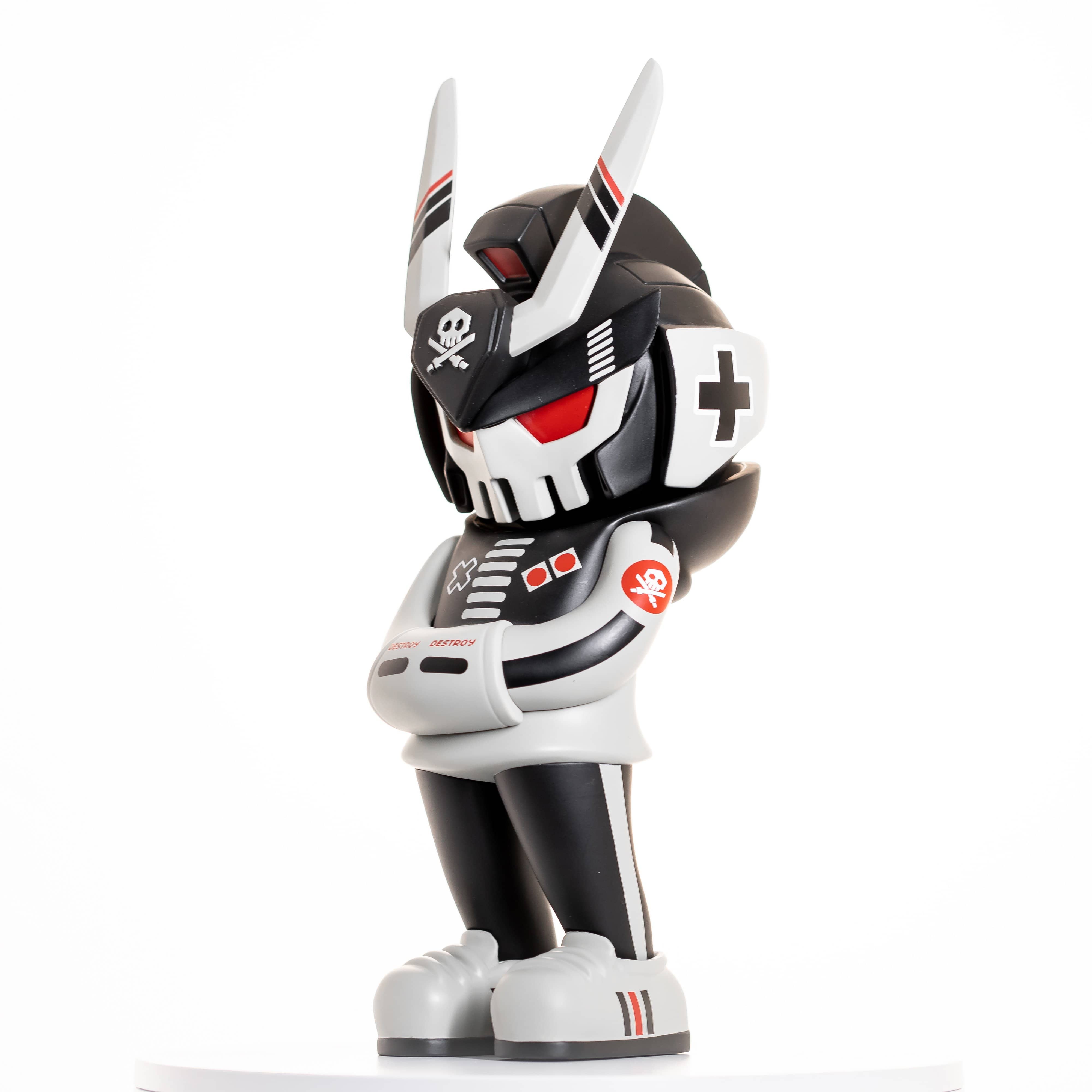 Retro Destroyer MEGA TEQ63 Action Figure - Limited Edition by Quiccs x Martian Toys x IamRetro - Collectible Vinyl Art Toy for Display & Home Decor