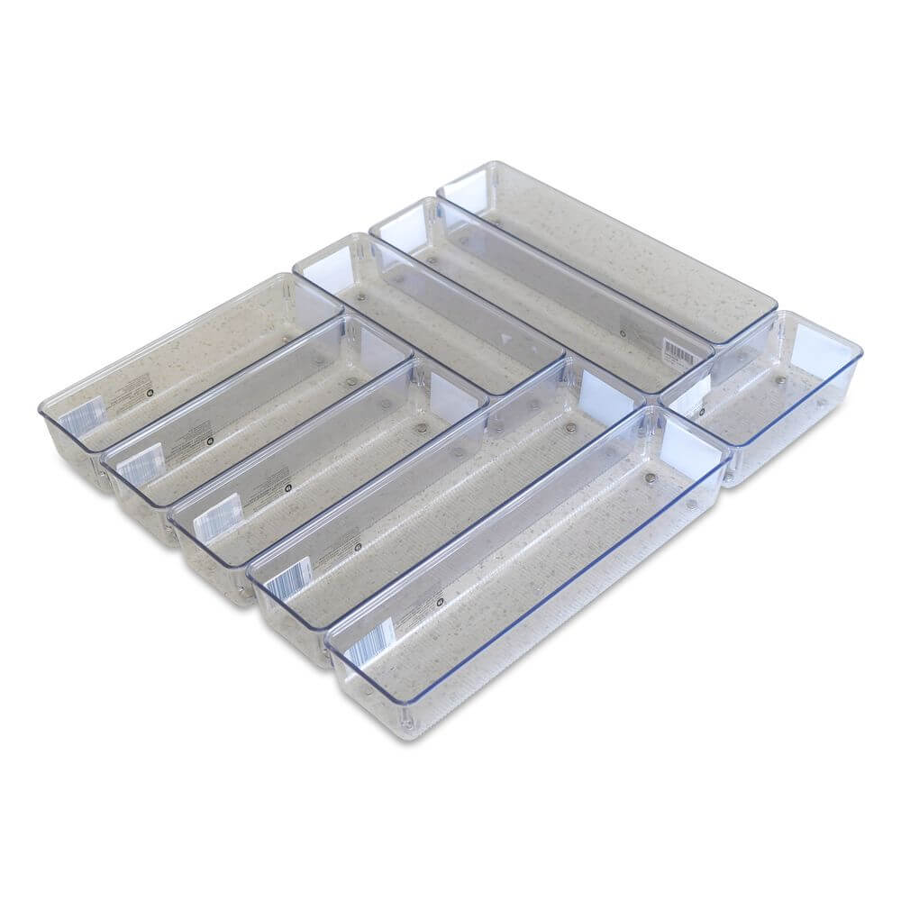 Premium Cameron Cutlery Drawer Organizer Set - 5-Piece Kitchen Utensil Storage Tray for Knives, Forks & Spoons - Perfect for Home, Restaurant & Office Organization
