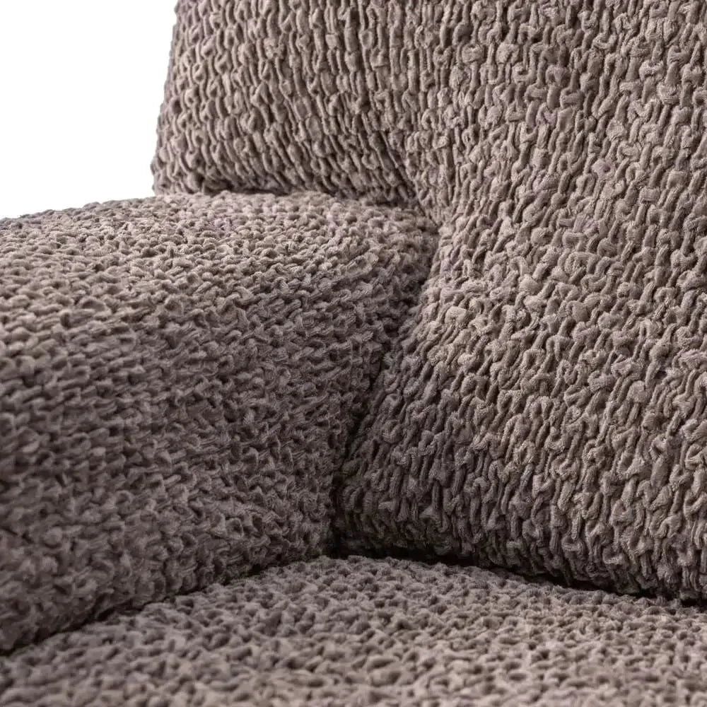 L Shaped Sofa Slipcover with Left Chaise - Soft Velvet Stretchable Couch Cover - Perfect for Living Room, Home Theater & Family Gatherings