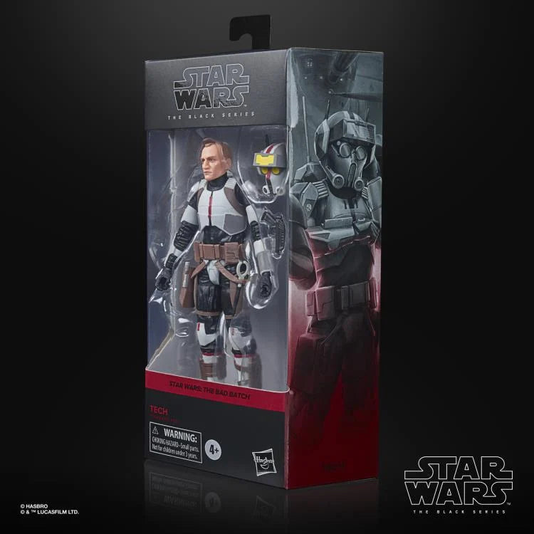 Star Wars The Black Series Tech (The Bad Batch) Action Figure - 6-Inch Collectible Toy for Fans, Gift for Star Wars Enthusiasts | Display, Role Play, and Collection