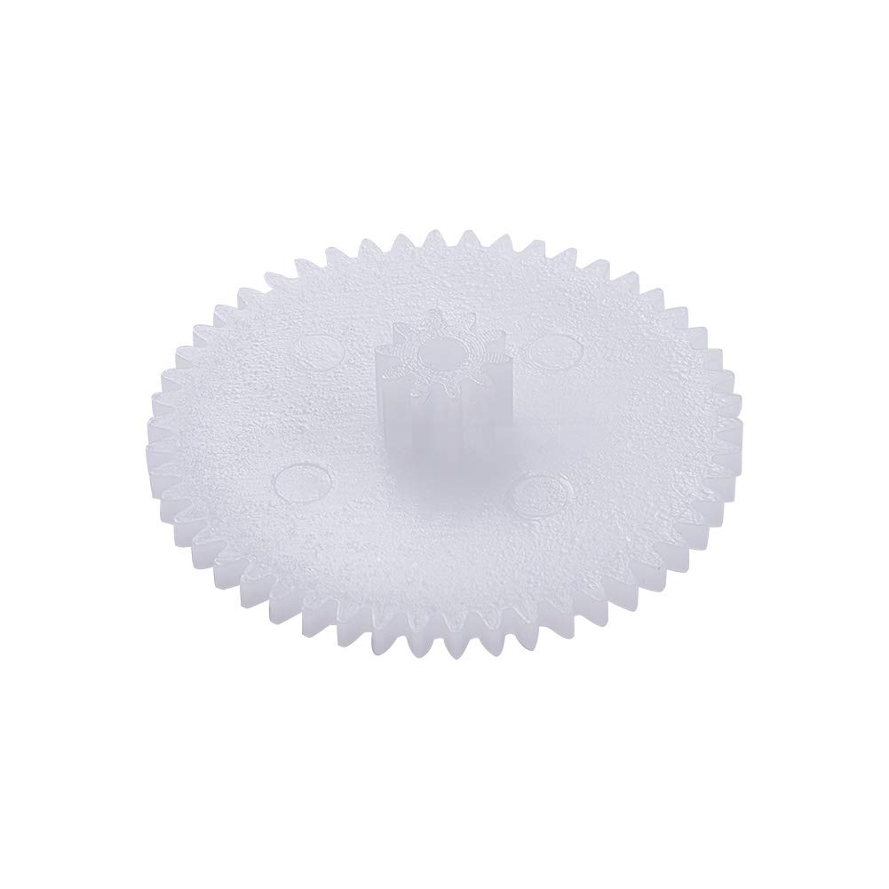 Othmro 50 Teeth 0.5 Modulus Plastic Gear Pulley Set - 20pcs DIY Robot Motor Worm Crown Shaft Accessories Kit for RC Cars, Toys, and Hobby Projects | Perfect for STEM Education and Mechanical Engineering Enthusiasts