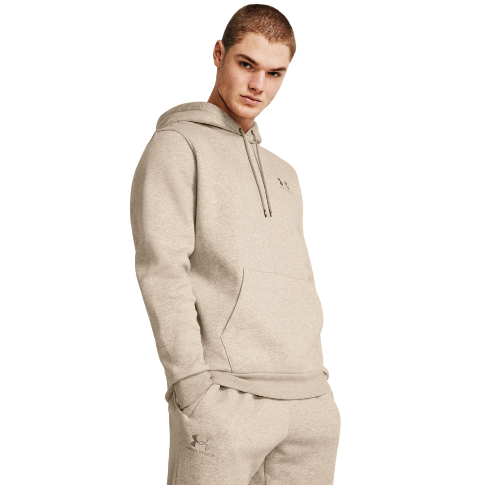 Men's Under Armour Icon Fleece Hoodie - Lightweight Warm Pullover Sweatshirt for Running, Gym & Casual Wear | Moisture-Wicking & Breathable Fleece Jacket for Men