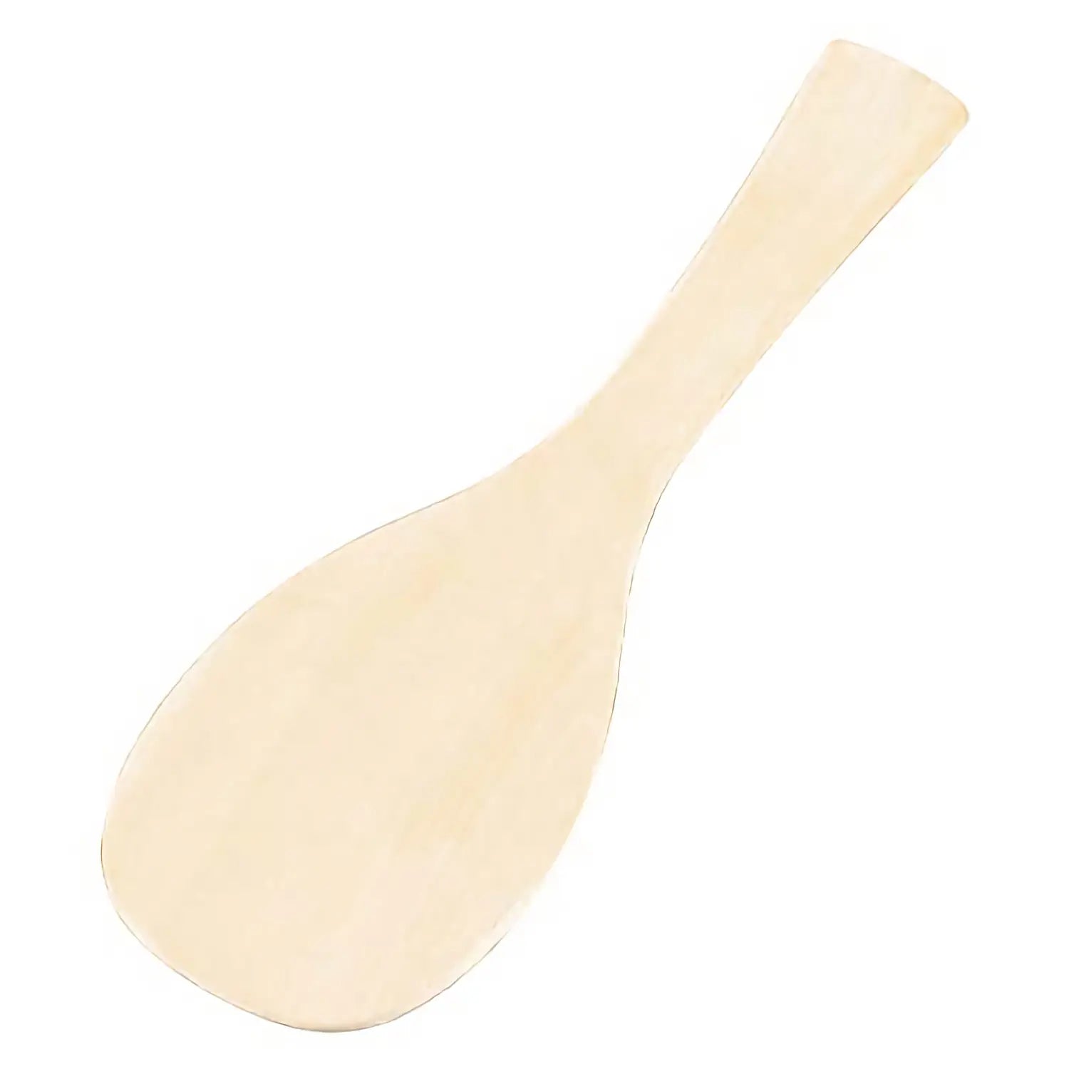 Premium Japanese Hinoki Cypress Wood Rice Paddle - Natural, Durable Cooking Utensil for Sushi, Rice Dishes & Asian Cuisine - Ideal for Home Kitchens & Restaurants