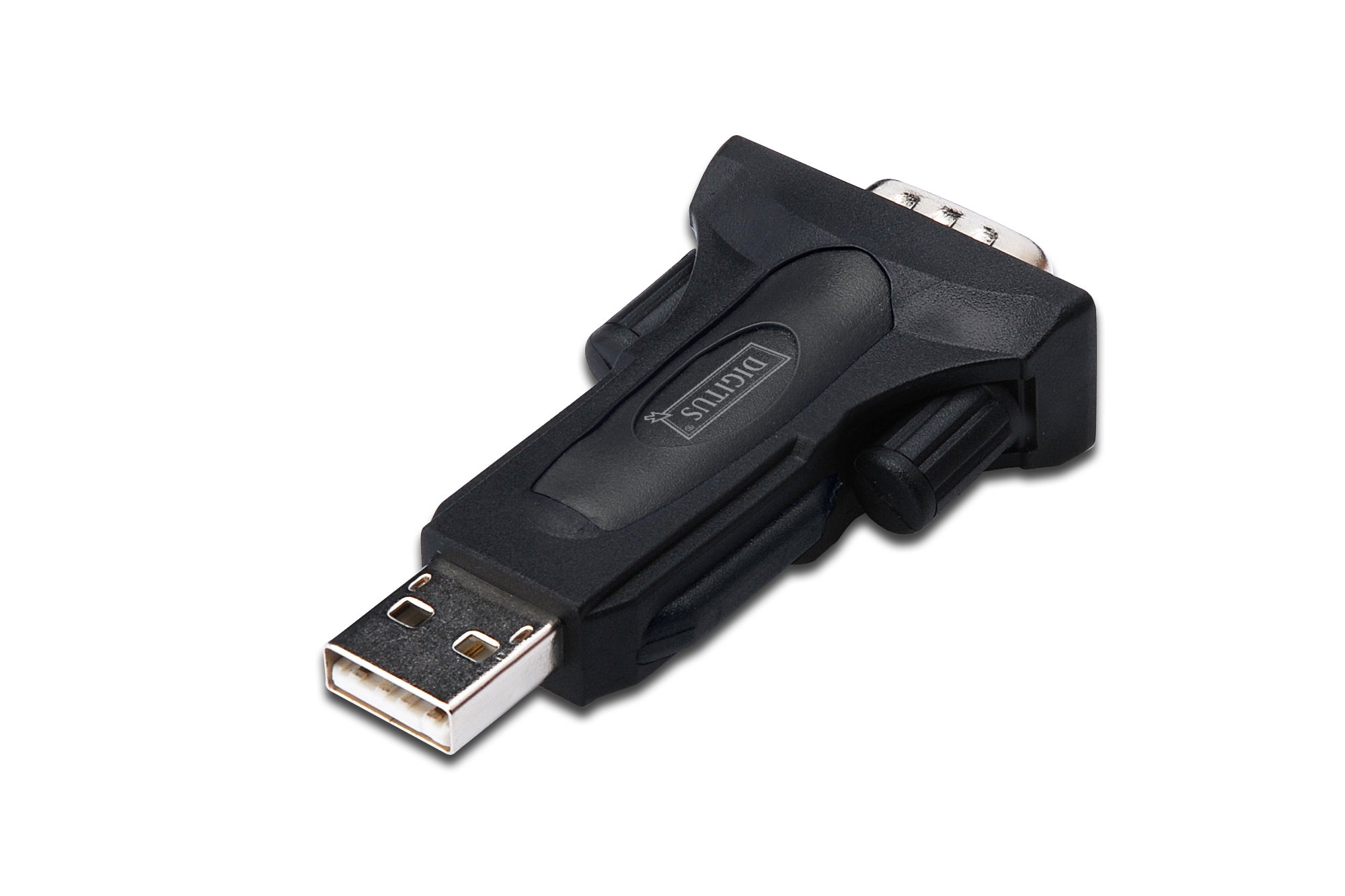 Digitus USB to Serial Adapter Converter - USB 2.0 to RS232 DB9 Cable for Industrial Equipment, POS Terminals, Printers & Legacy Devices - Plug & Play Driver-Free Installation (Windows/Mac/Linux Compatible)